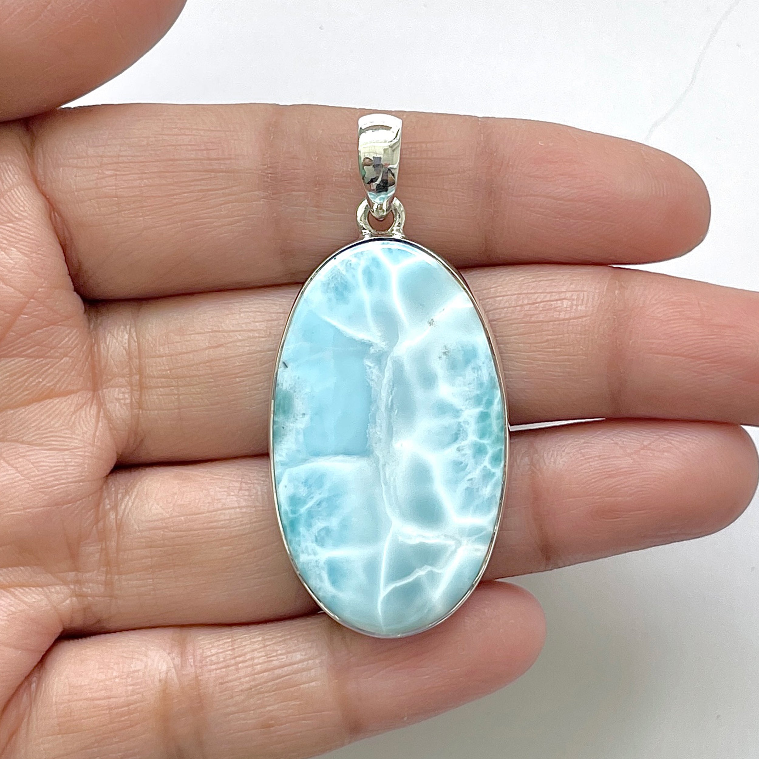 Larimar Pendant-(LAR-1-85)