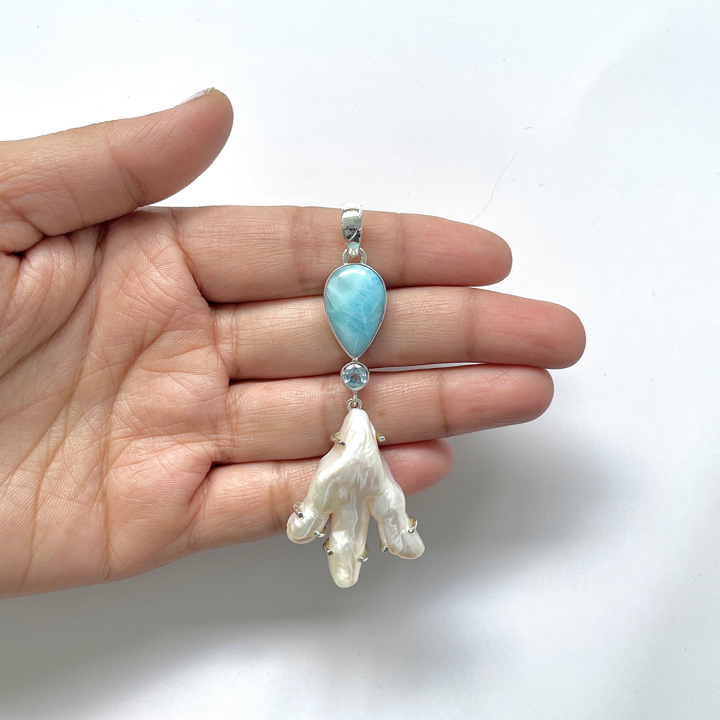 Larimar Pendant-(LAR-1-91)