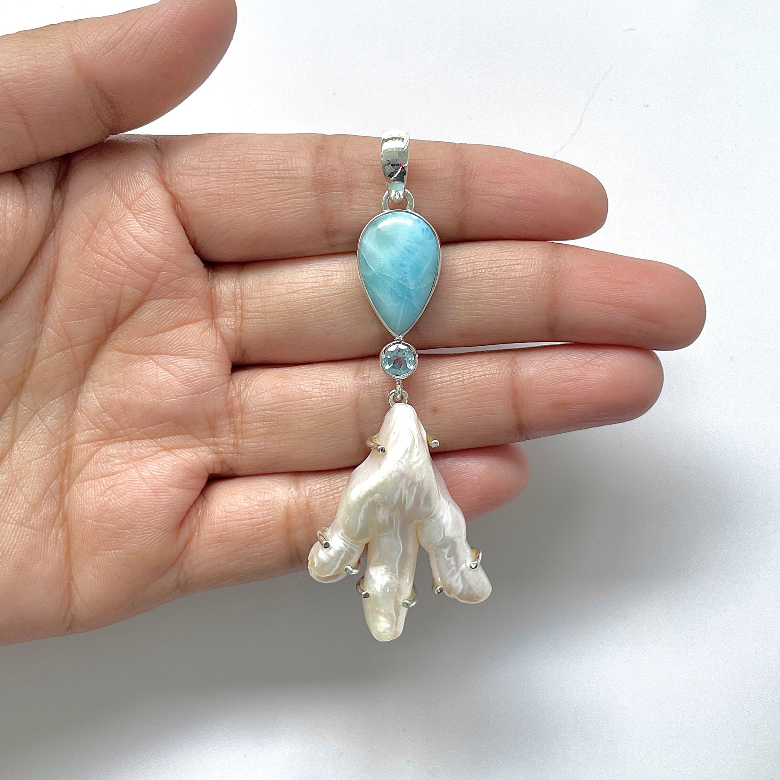 Larimar Pendant-(LAR-1-91)