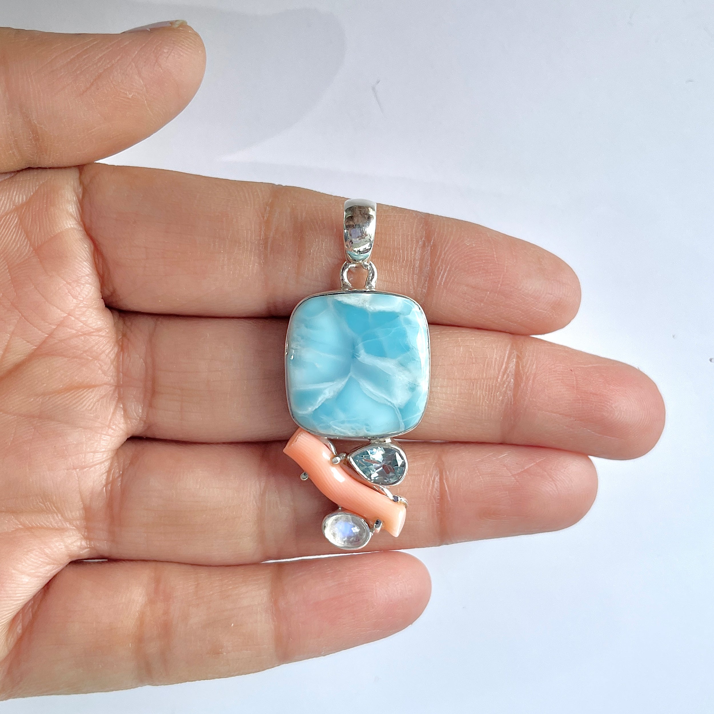 Larimar Pendant-(LAR-1-96)