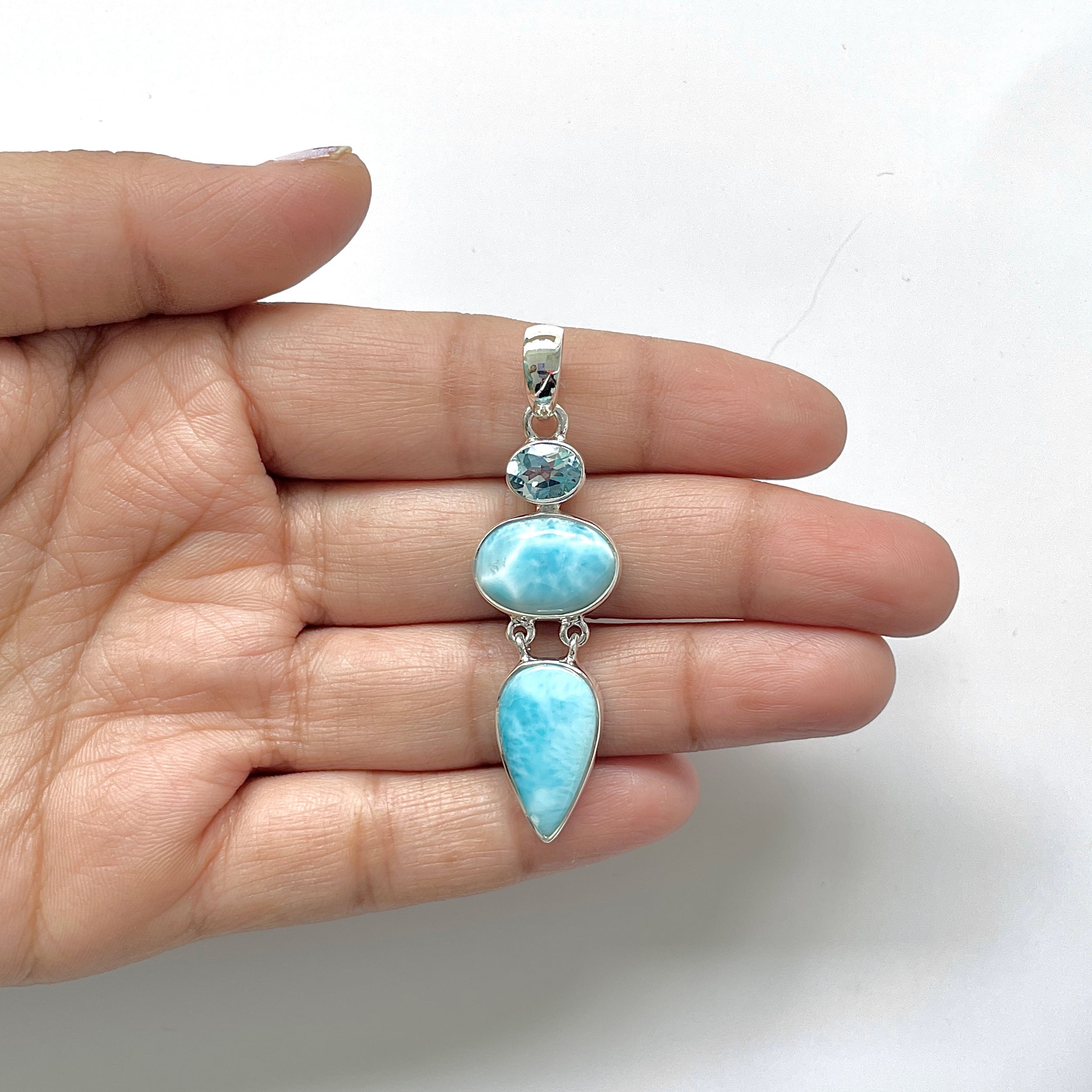 Larimar Pendant-(LAR-1-97)