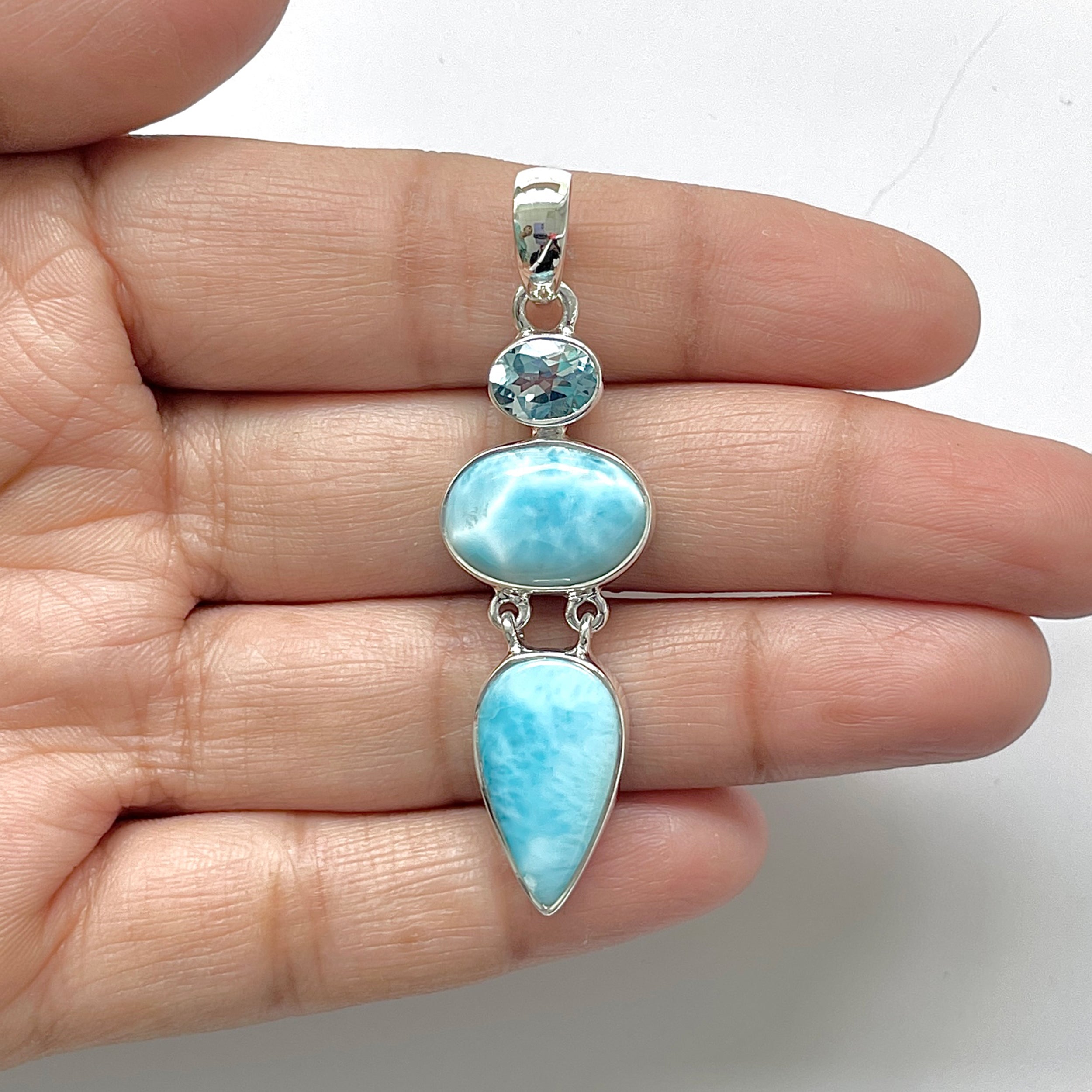 Larimar Pendant-(LAR-1-97)