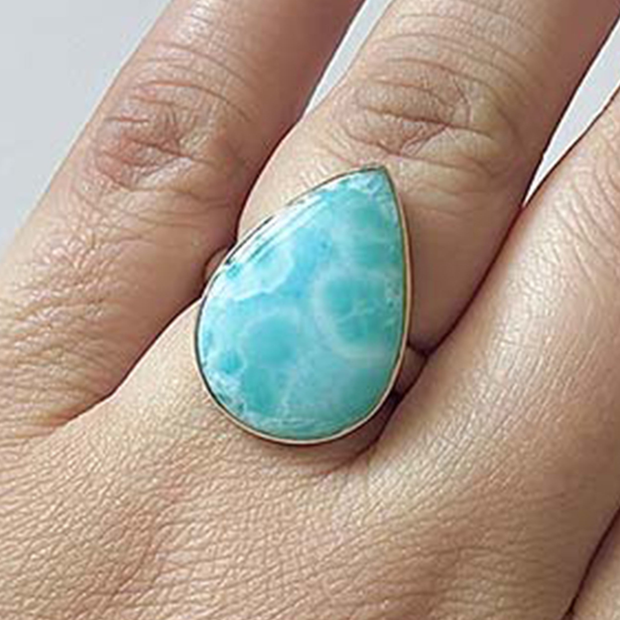 Larimar Ring-(LAR-2-10)