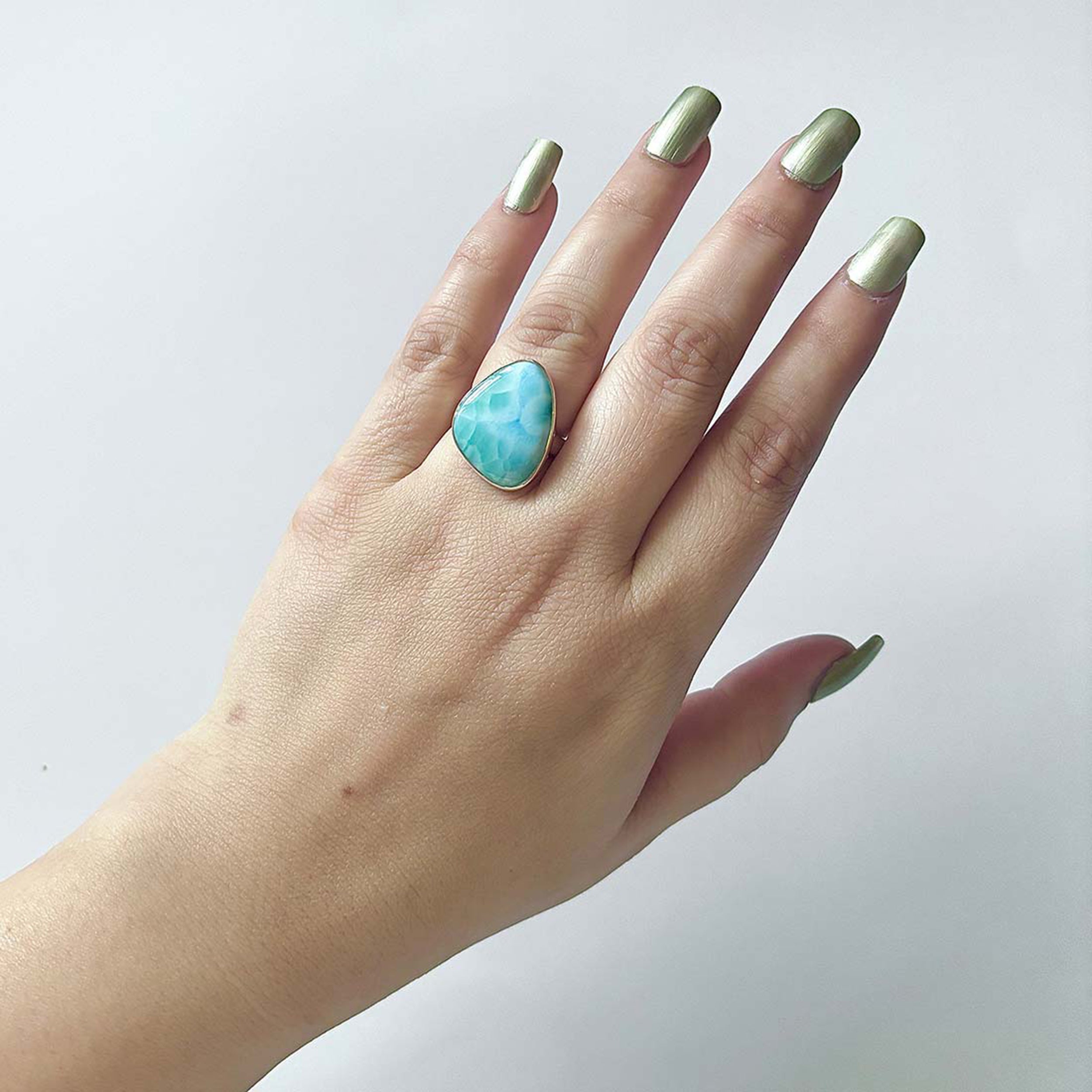 Larimar Ring-(LAR-2-14)