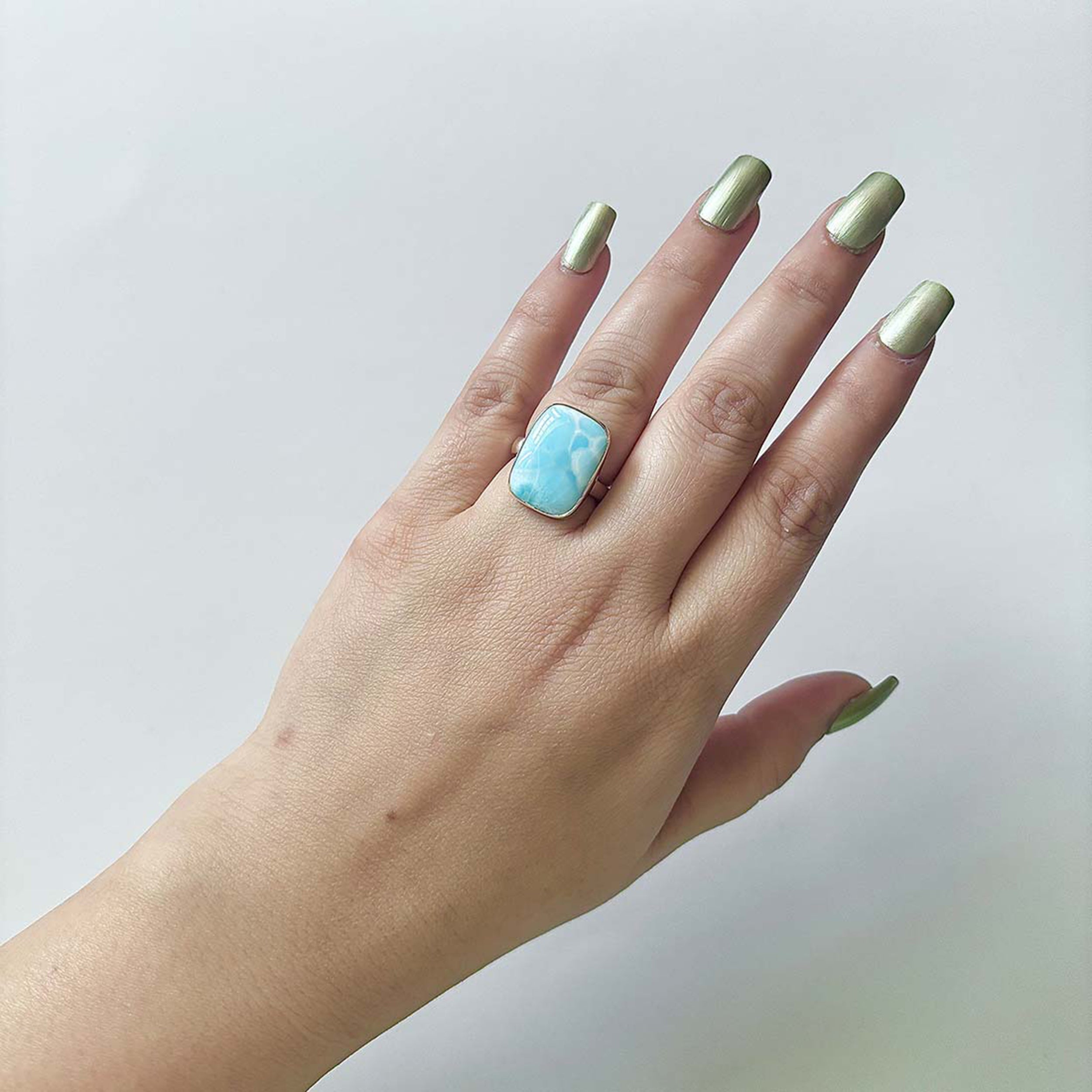 Larimar Ring-(LAR-2-15)
