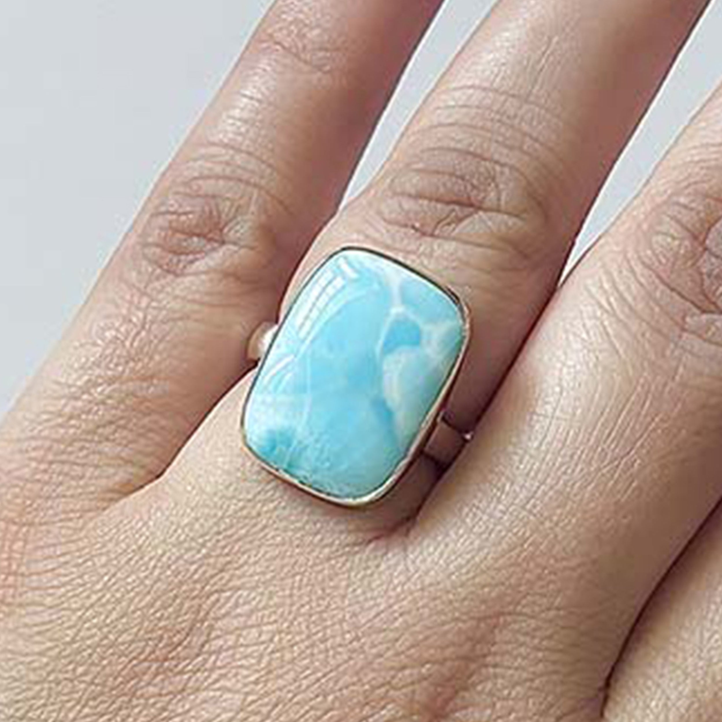Larimar Ring-(LAR-2-15)