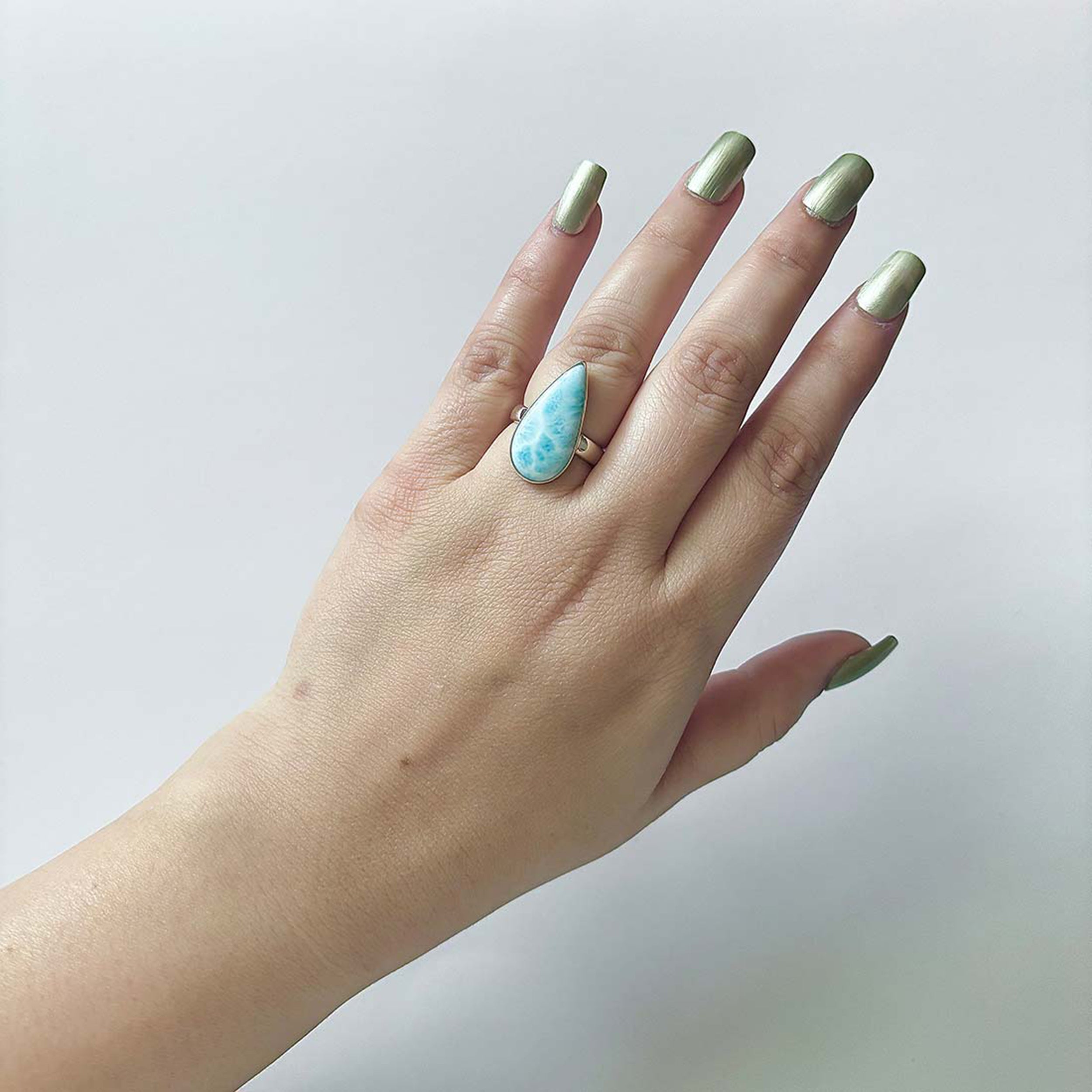 Larimar Ring-(LAR-2-16)