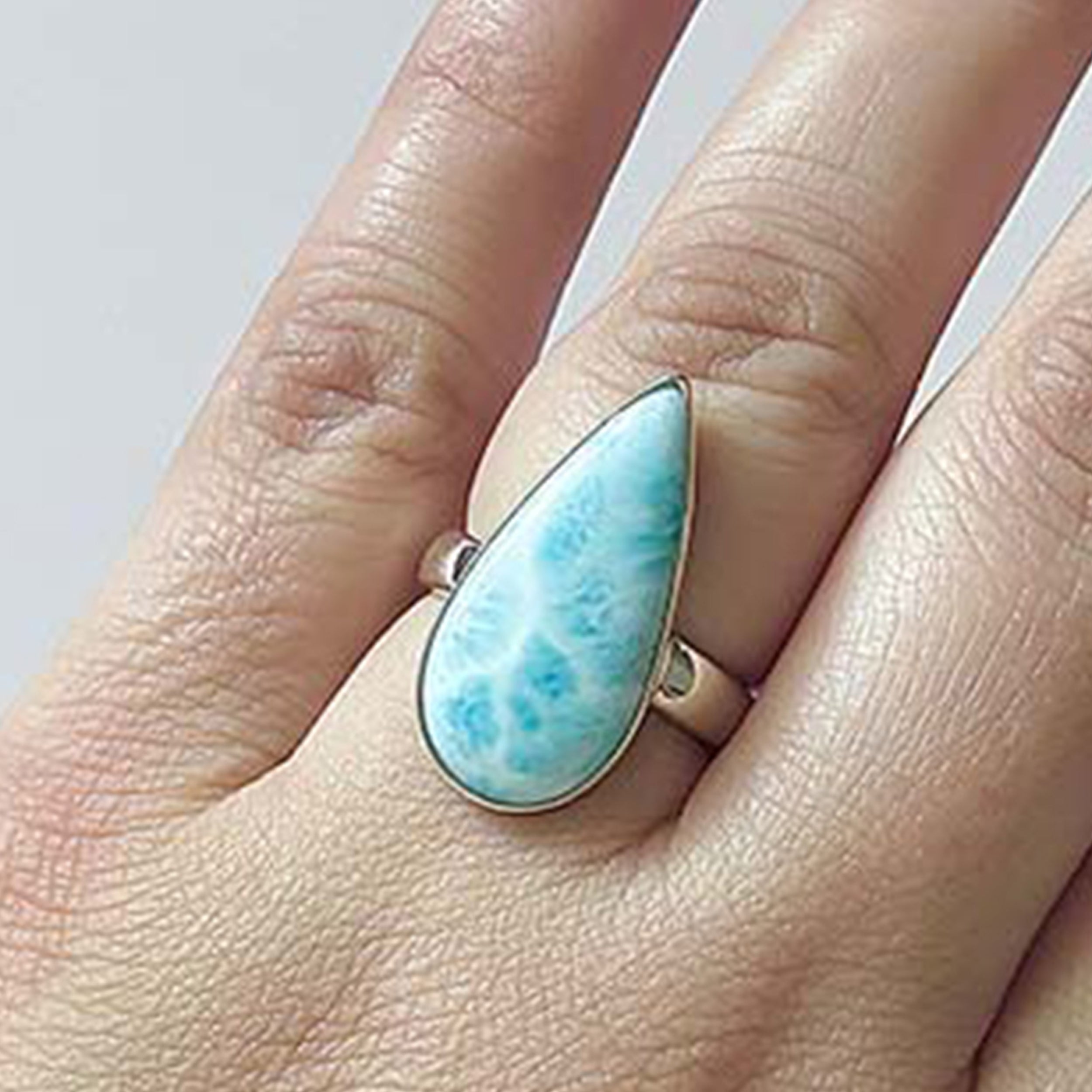 Larimar Ring-(LAR-2-16)