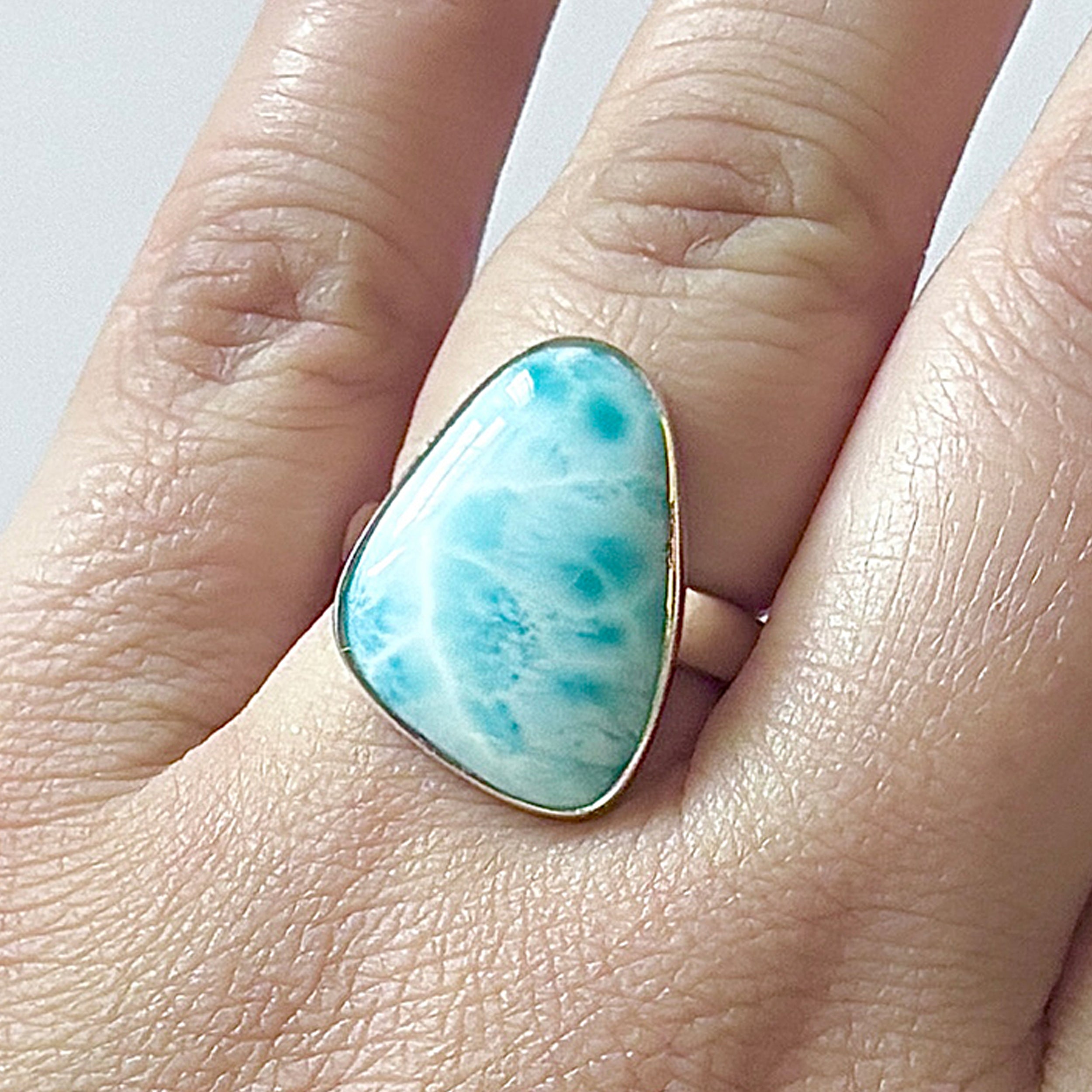 Larimar Ring-(LAR-2-20)