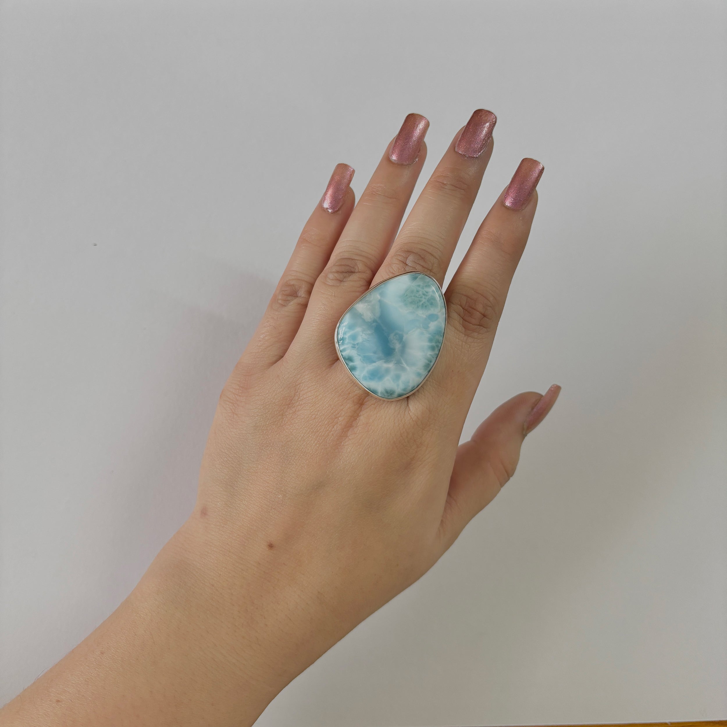 Larimar Ring-(LAR-2-218)