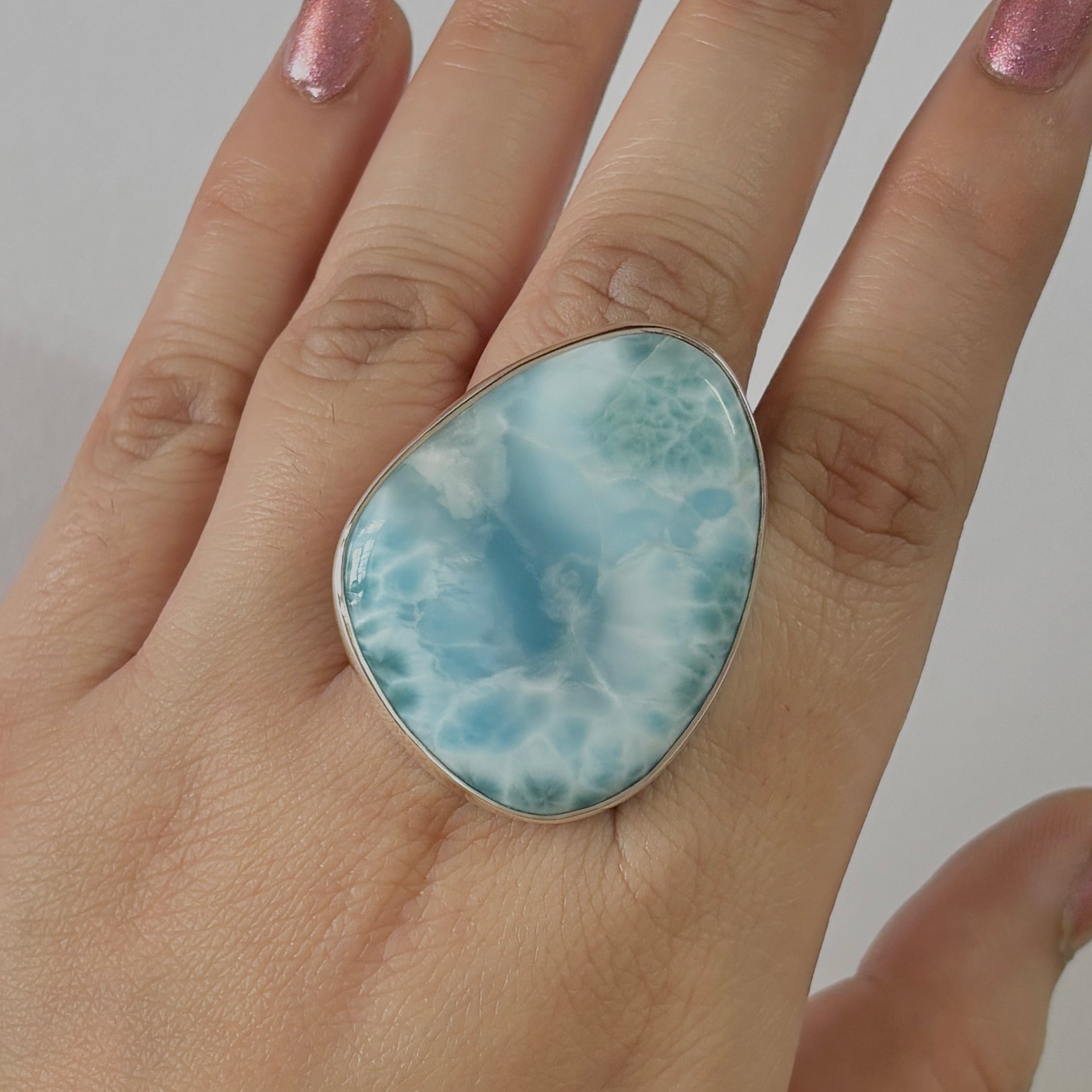 Larimar Ring-(LAR-2-218)