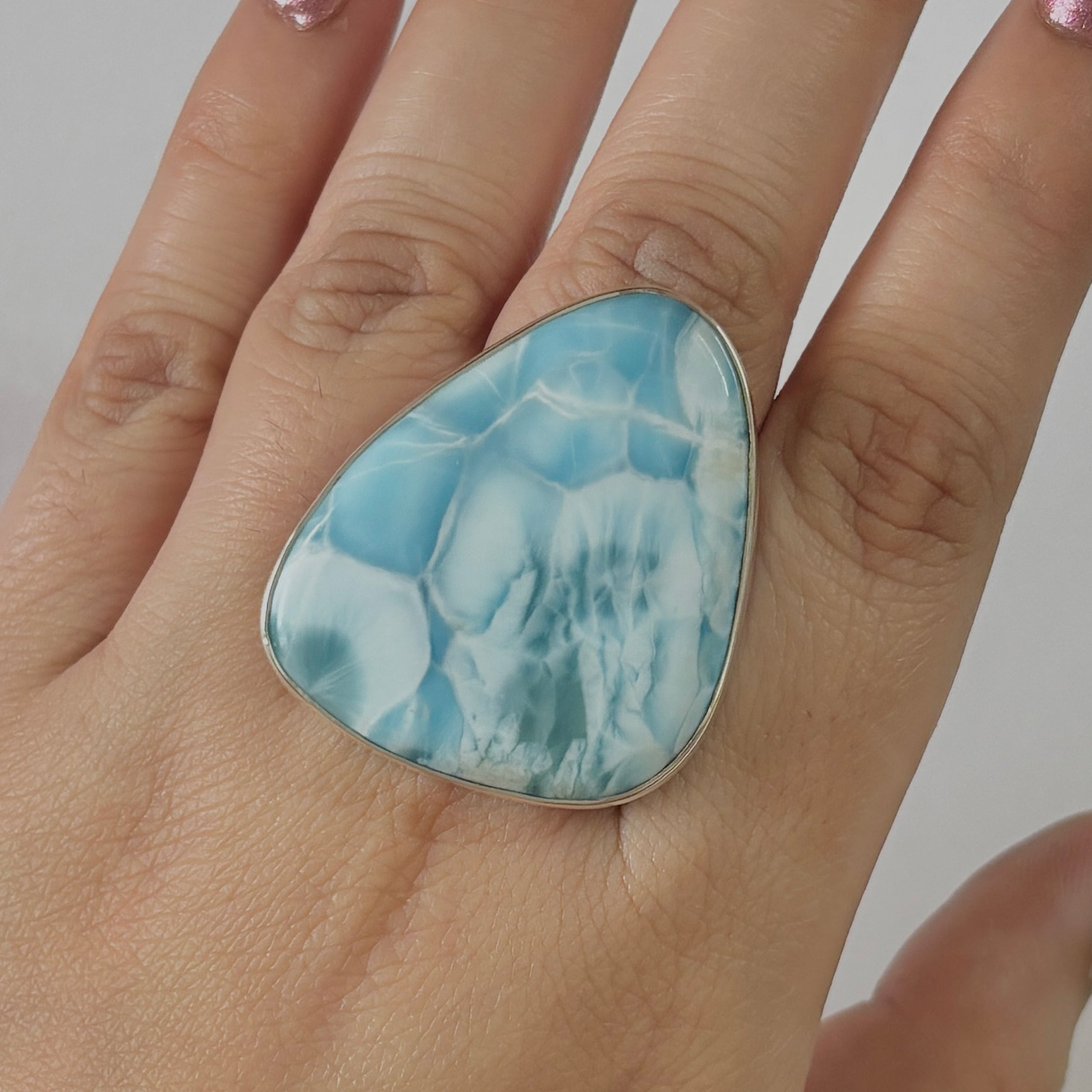 Larimar Ring-(LAR-2-221)
