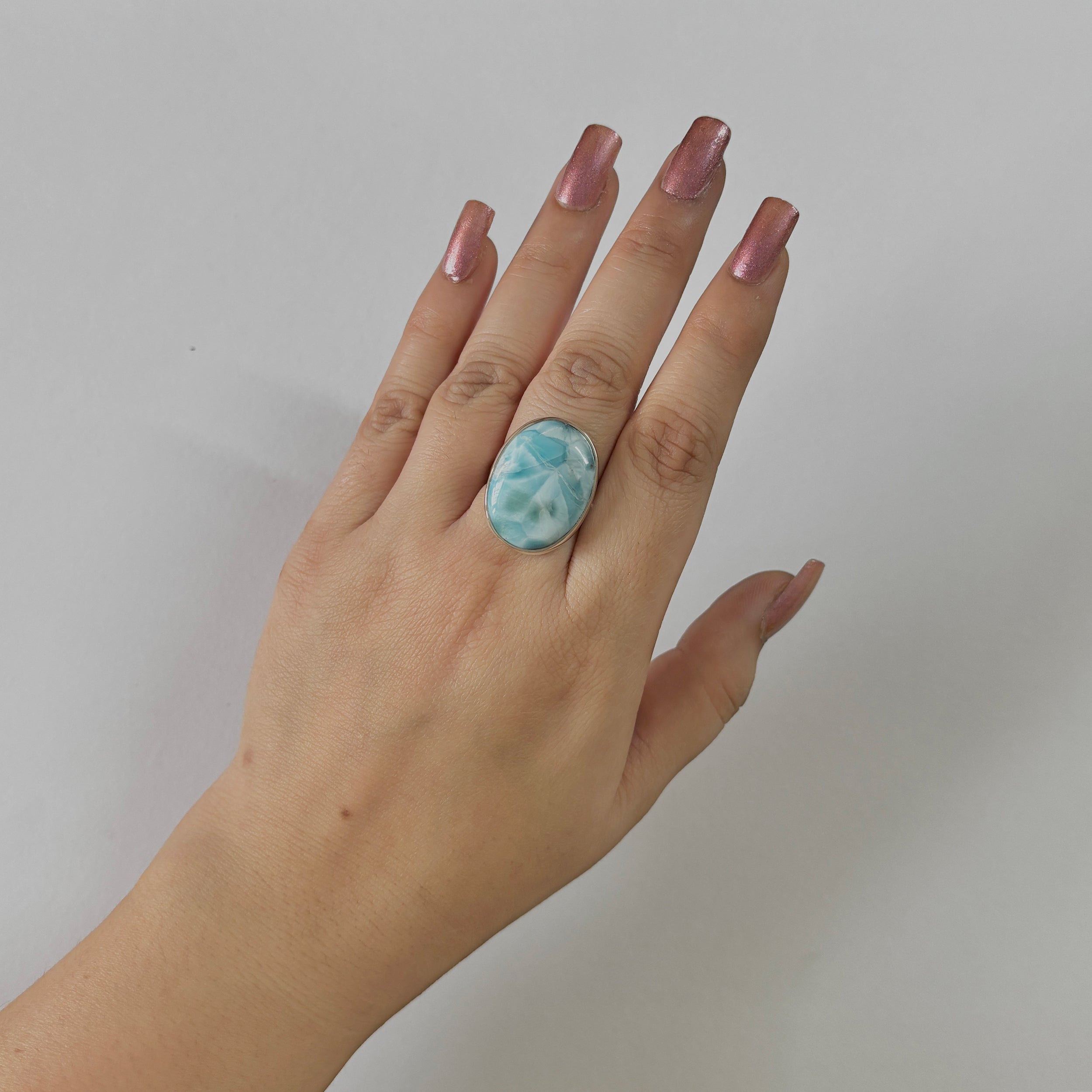 Larimar Ring-(LAR-2-222)