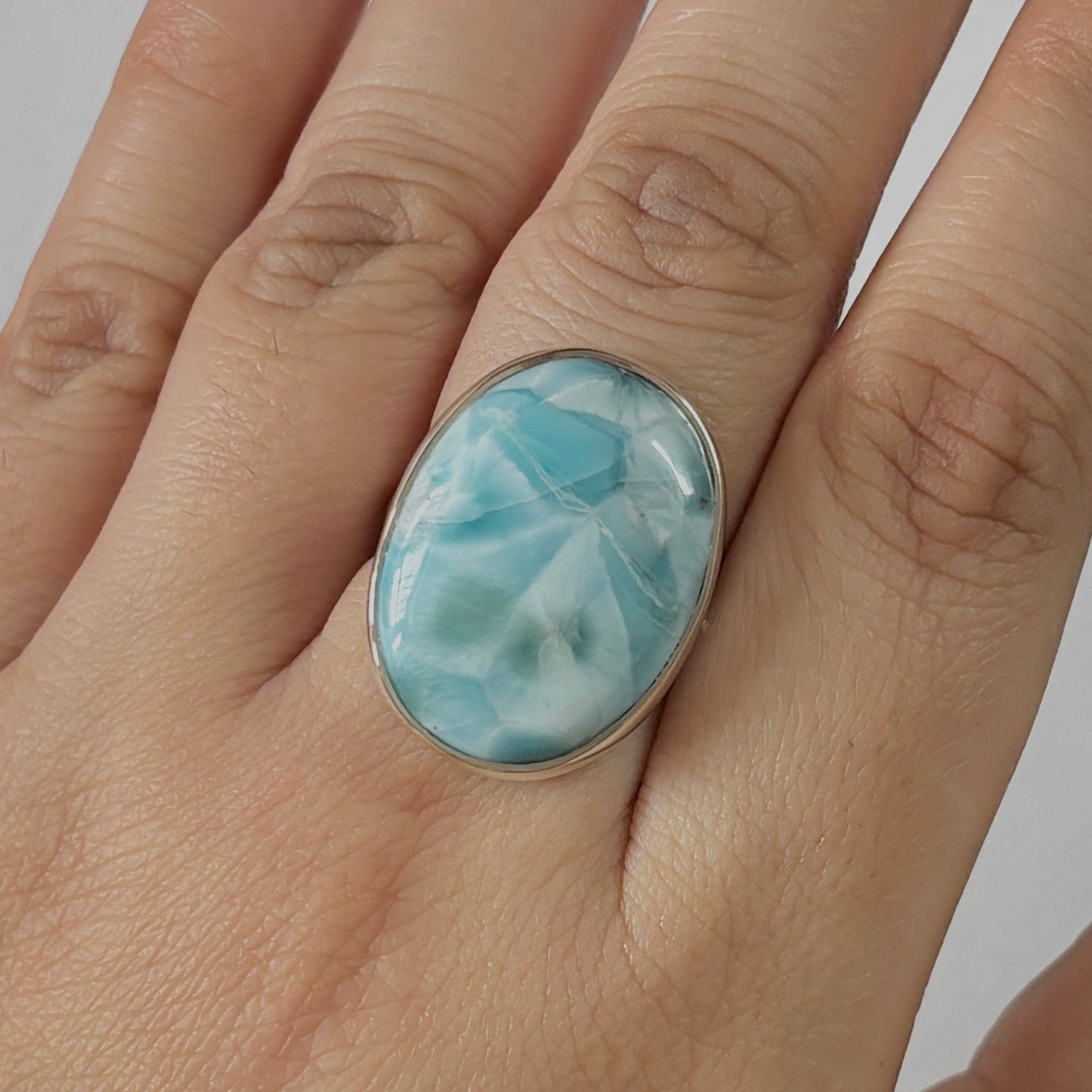 Larimar Ring-(LAR-2-222)