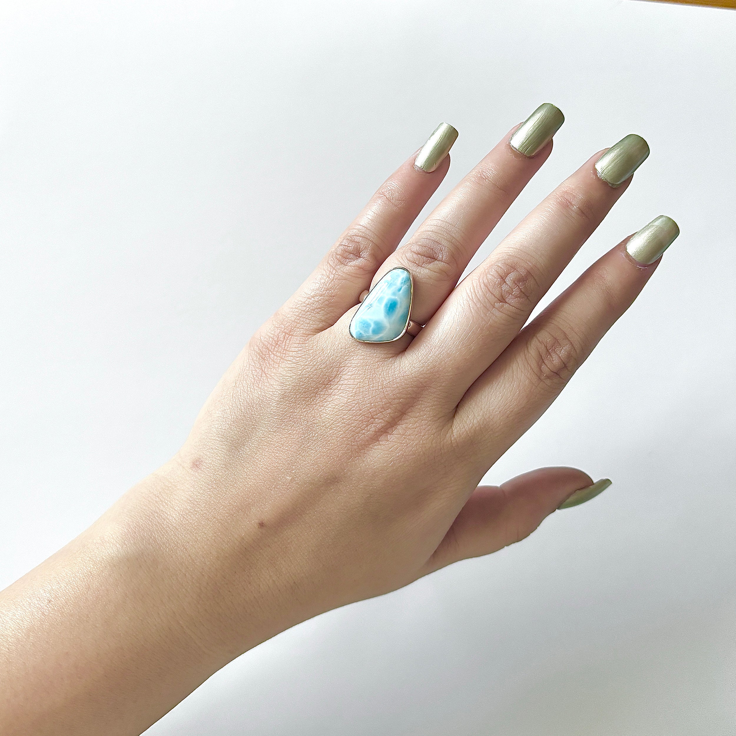 Larimar Ring-(LAR-2-40)