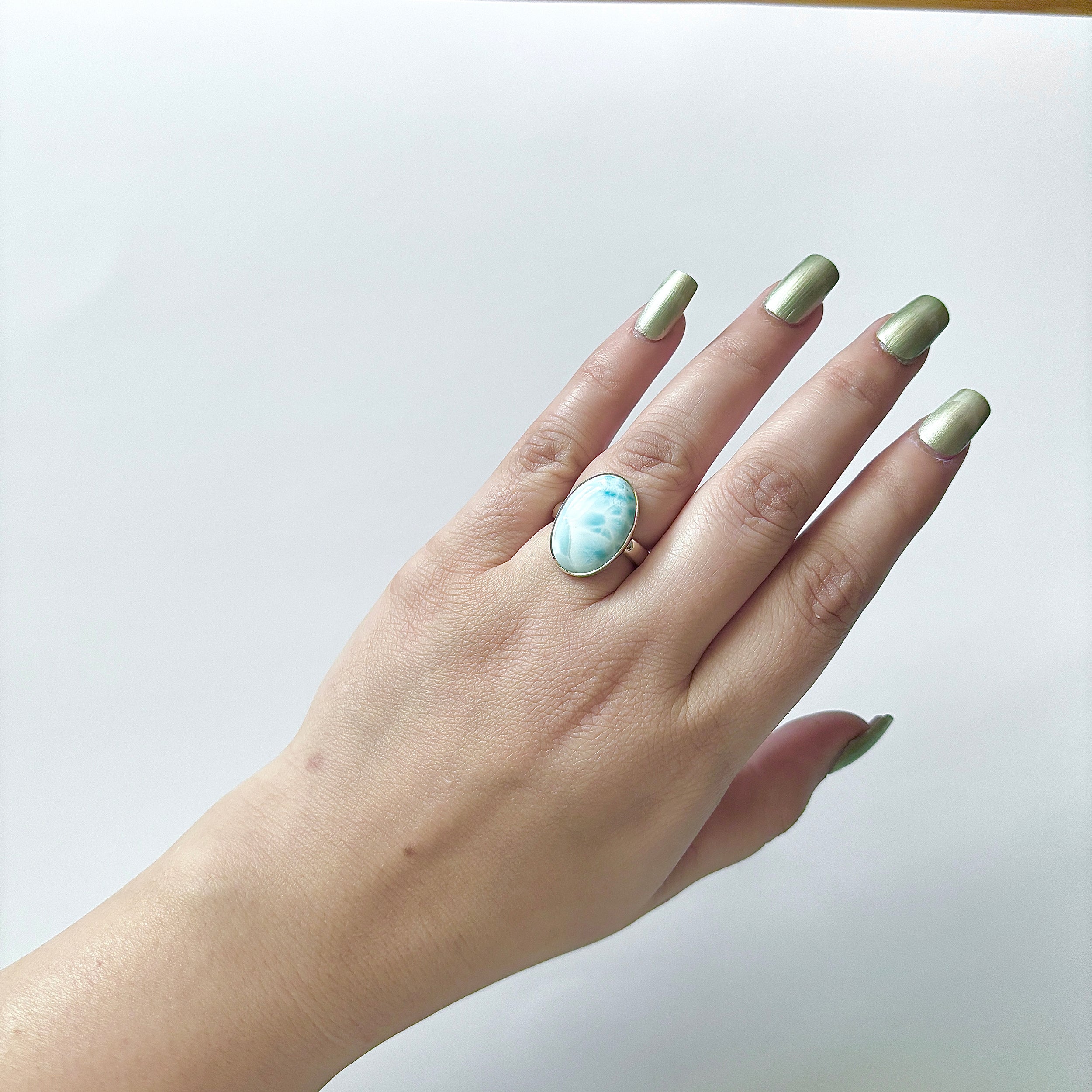 Larimar Ring-(LAR-2-42)
