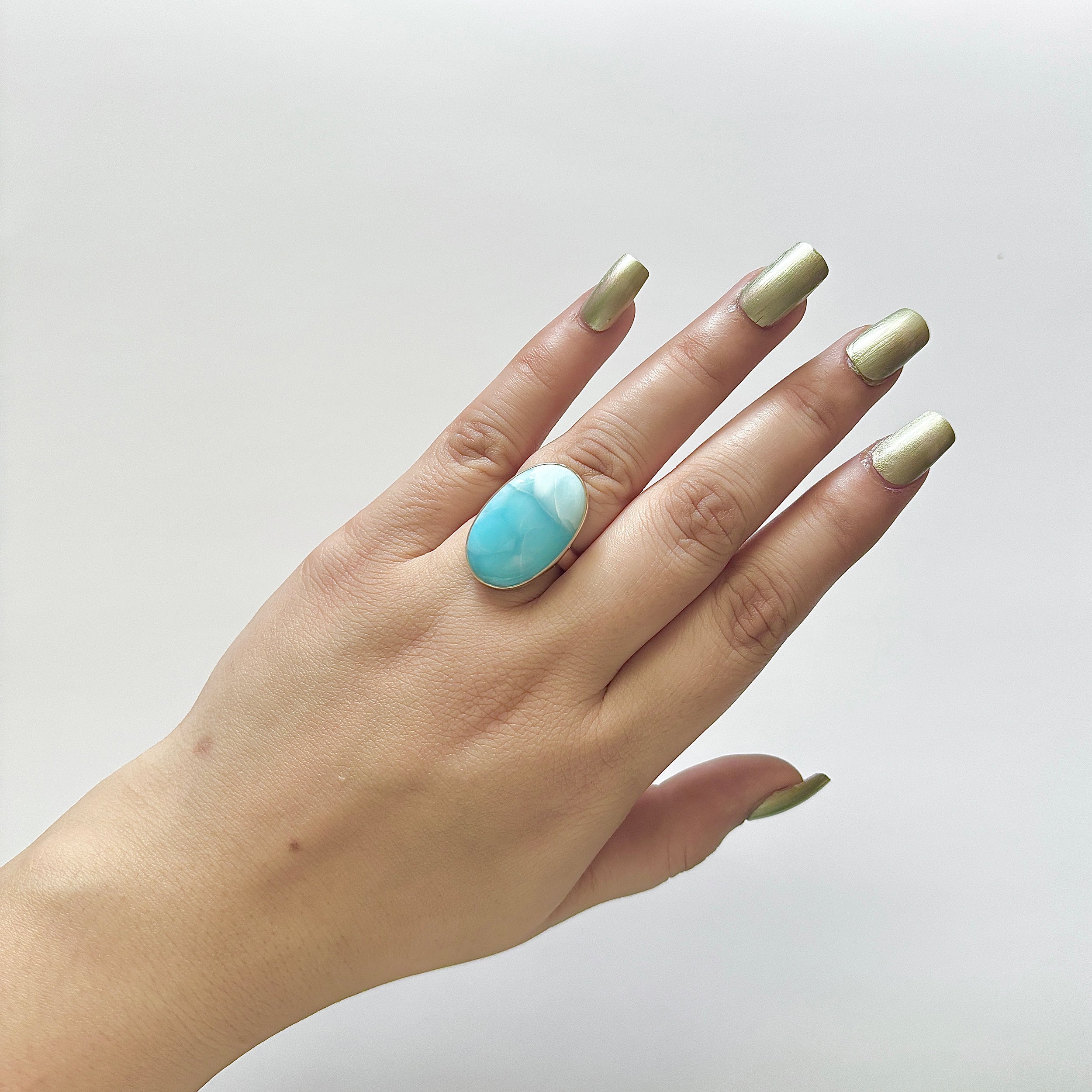 Larimar Ring-(LAR-2-43)