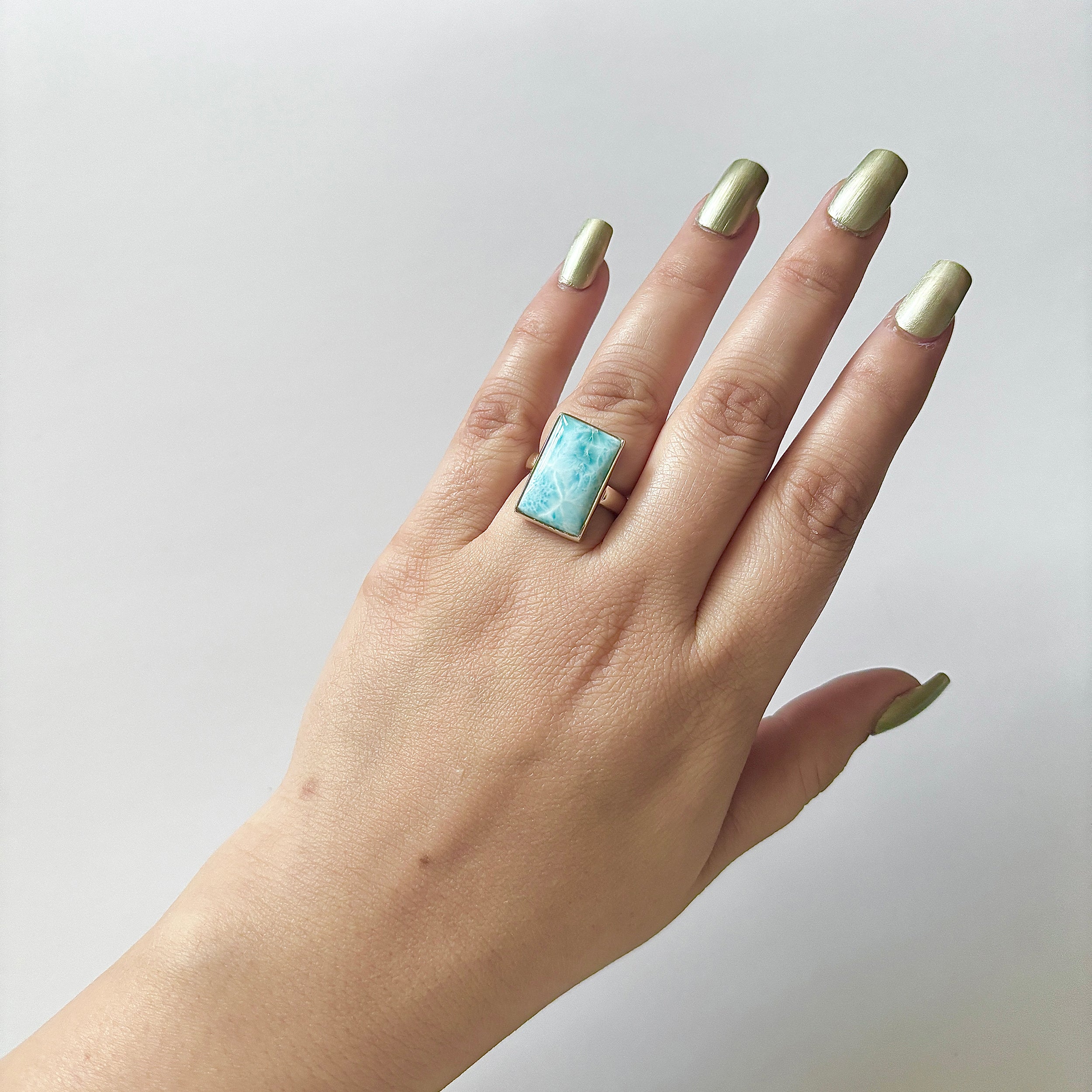 Larimar Ring-(LAR-2-49)