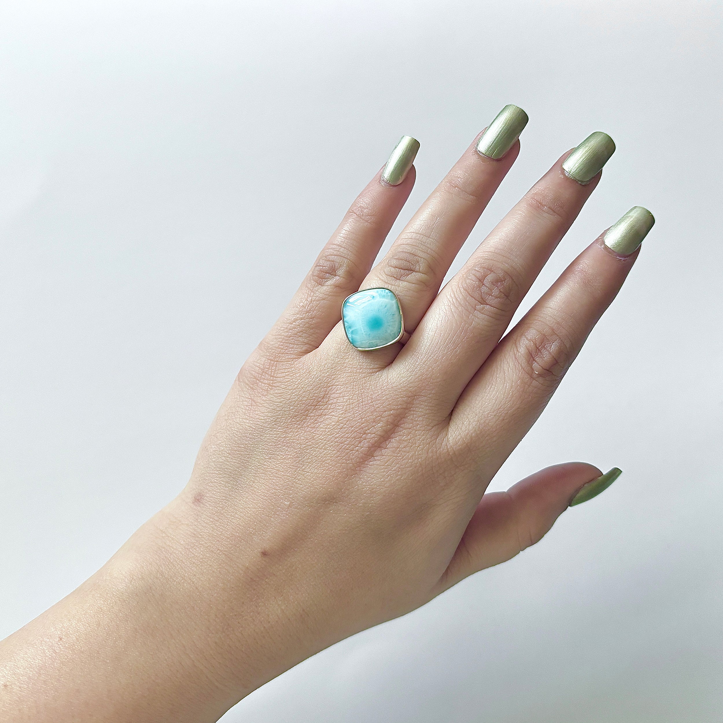Larimar Ring-(LAR-2-52)
