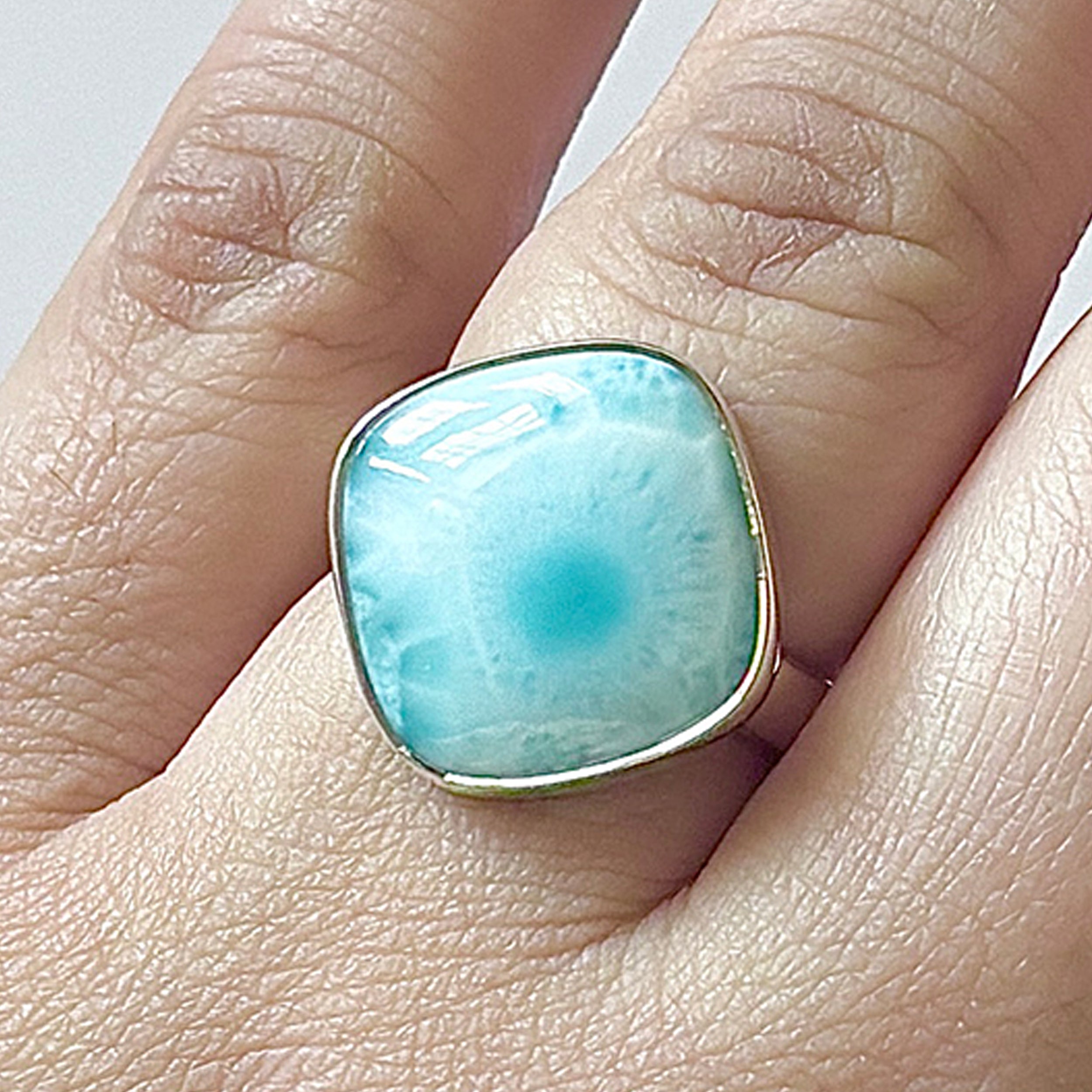Larimar Ring-(LAR-2-52)