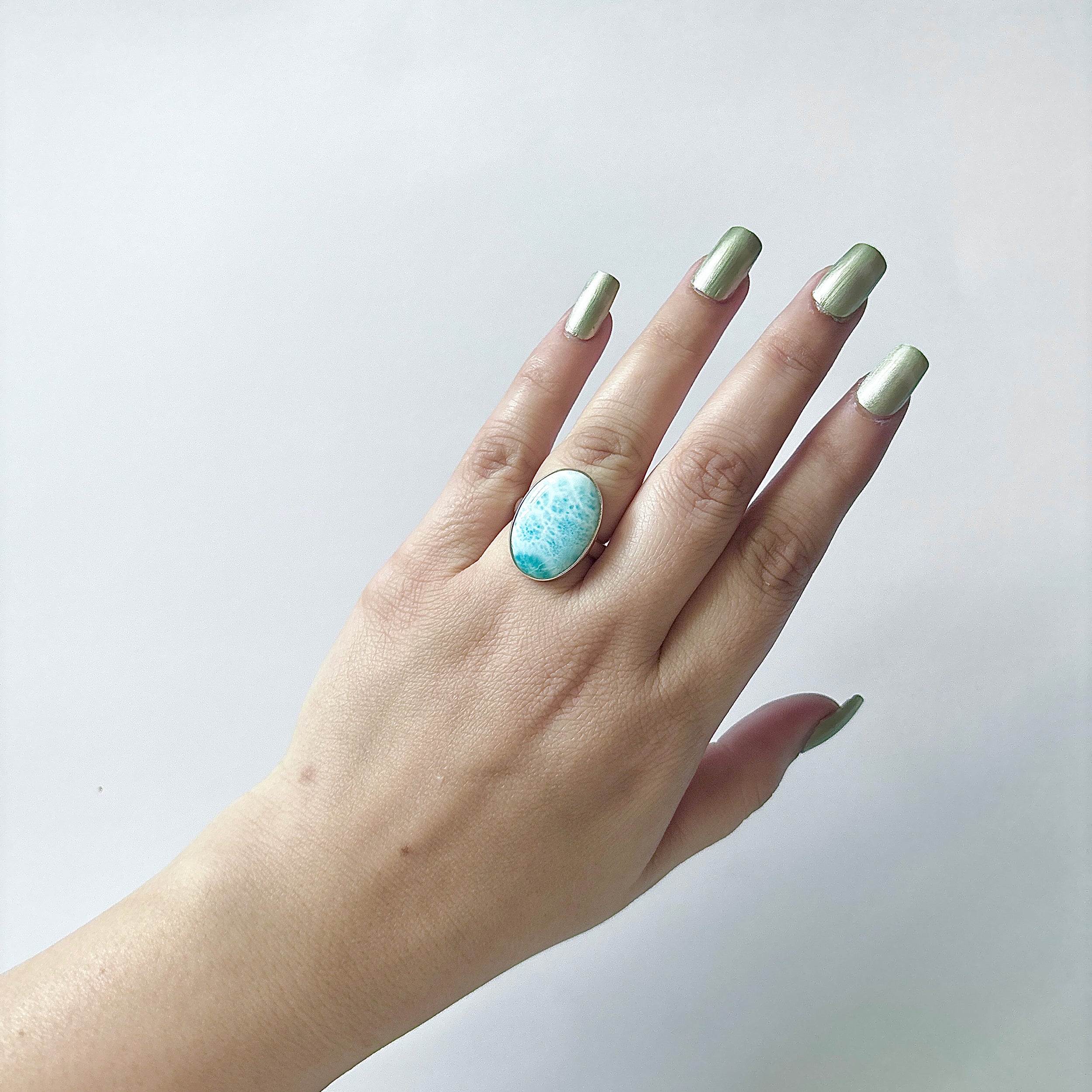 Larimar Ring-(LAR-2-55)