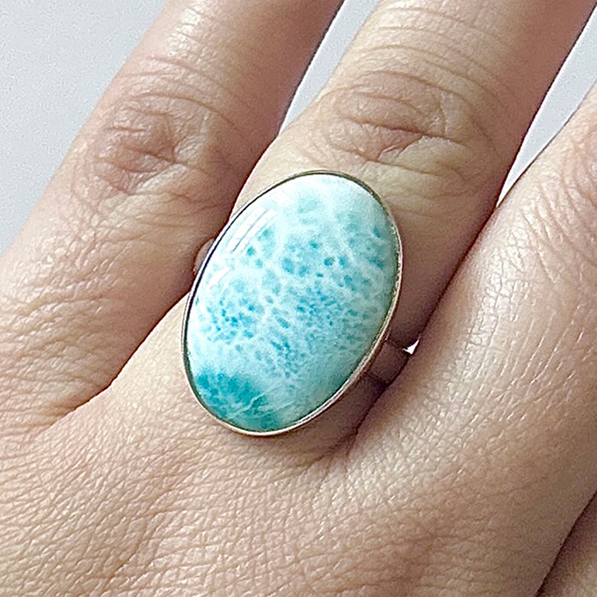 Larimar Ring-(LAR-2-55)