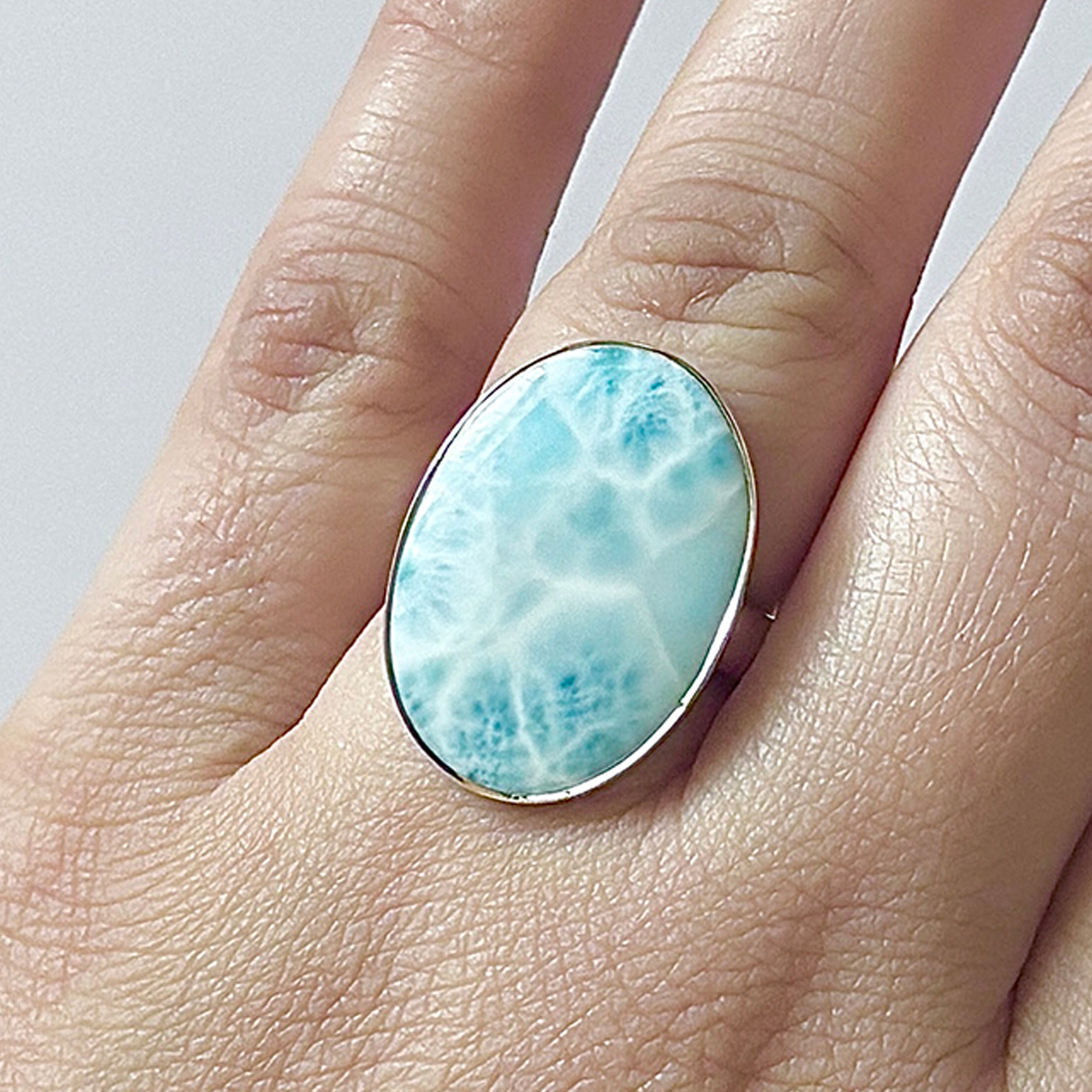 Larimar Ring-(LAR-2-60)