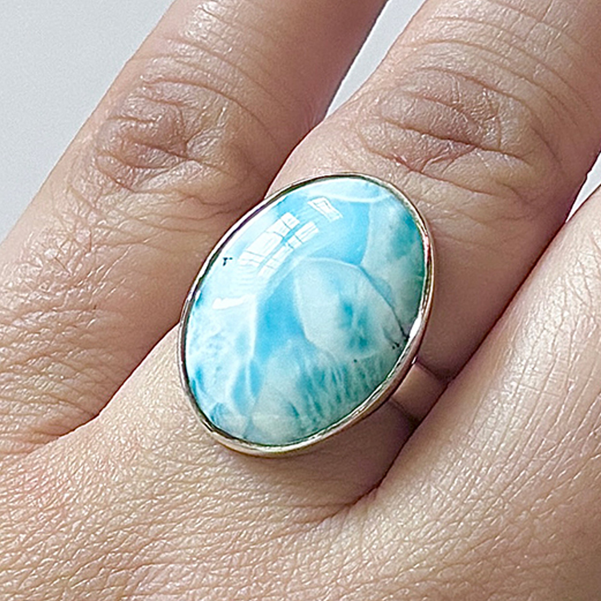 Larimar Ring-(LAR-2-63)