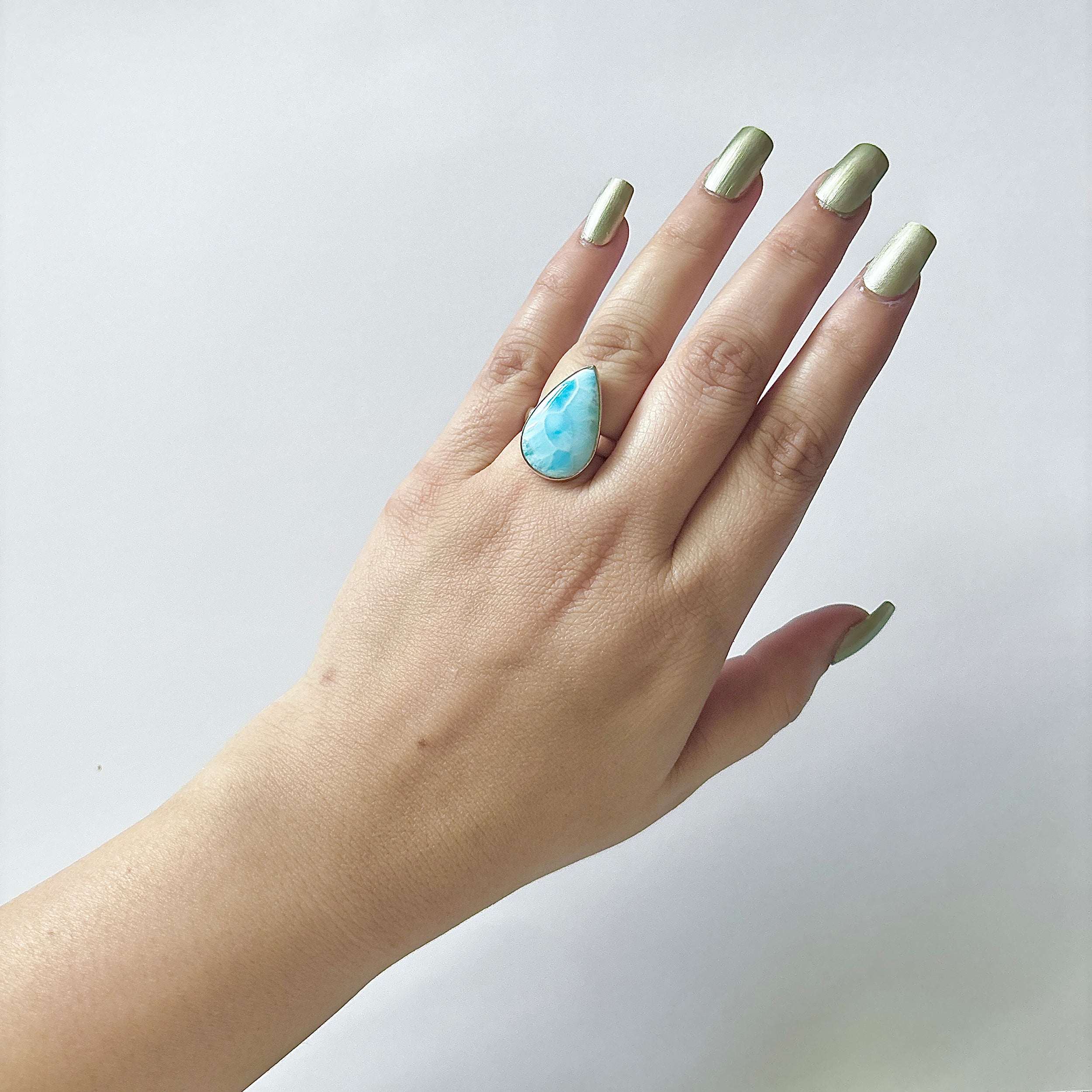 Larimar Ring-(LAR-2-64)