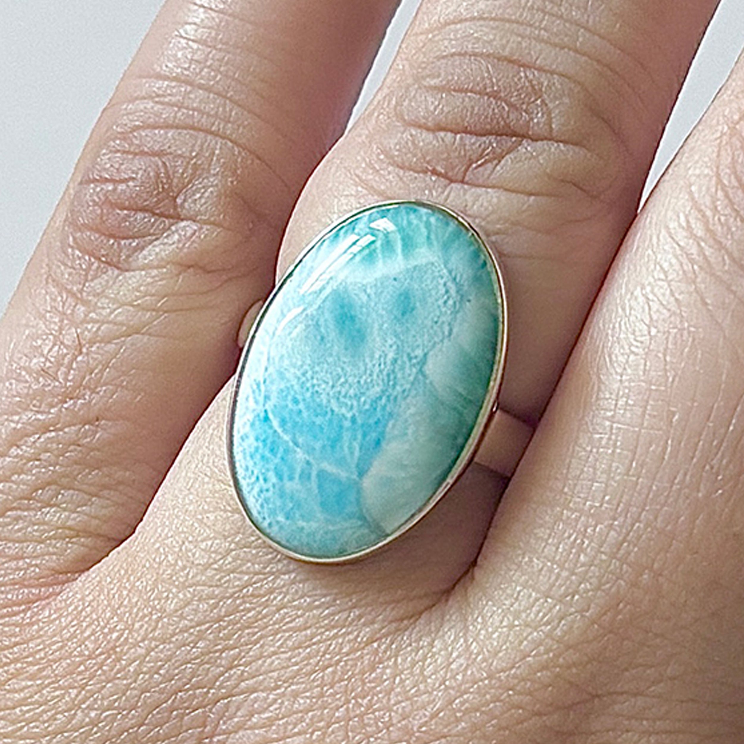 Larimar Ring-(LAR-2-65)