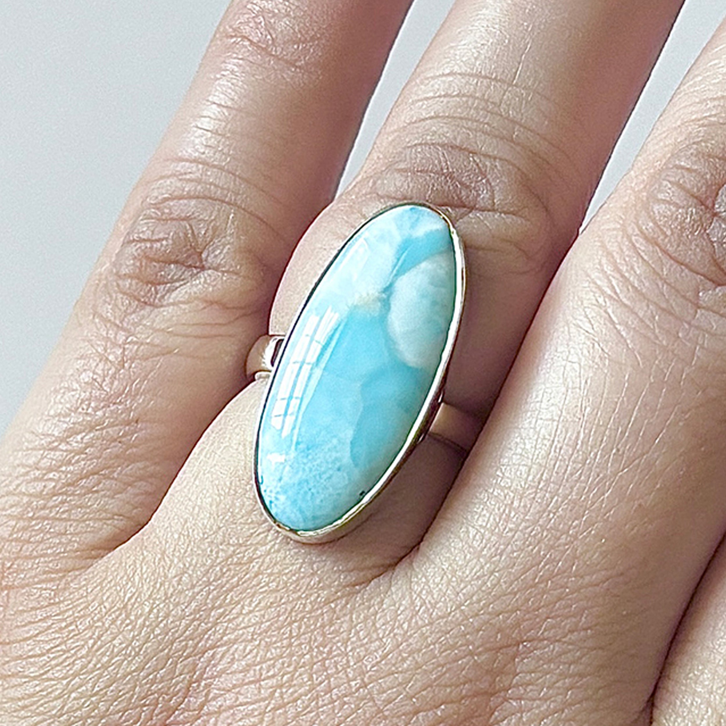 Larimar Ring-(LAR-2-66)