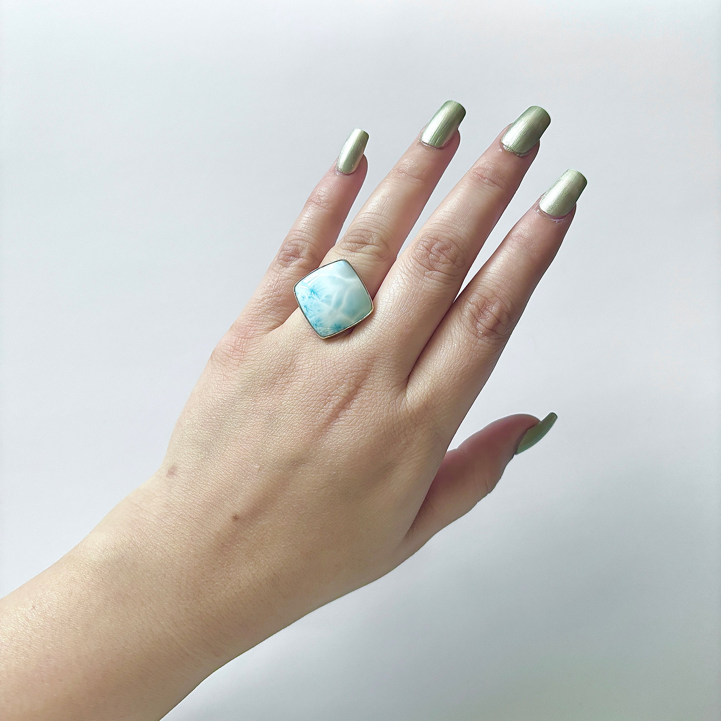 Larimar Ring-(LAR-2-7)