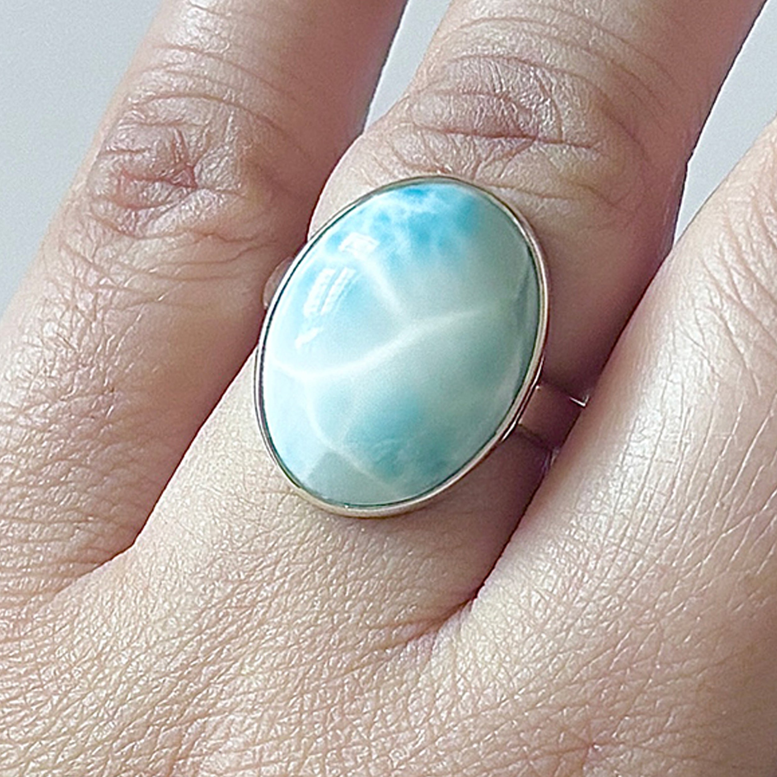 Larimar Ring-(LAR-2-72)