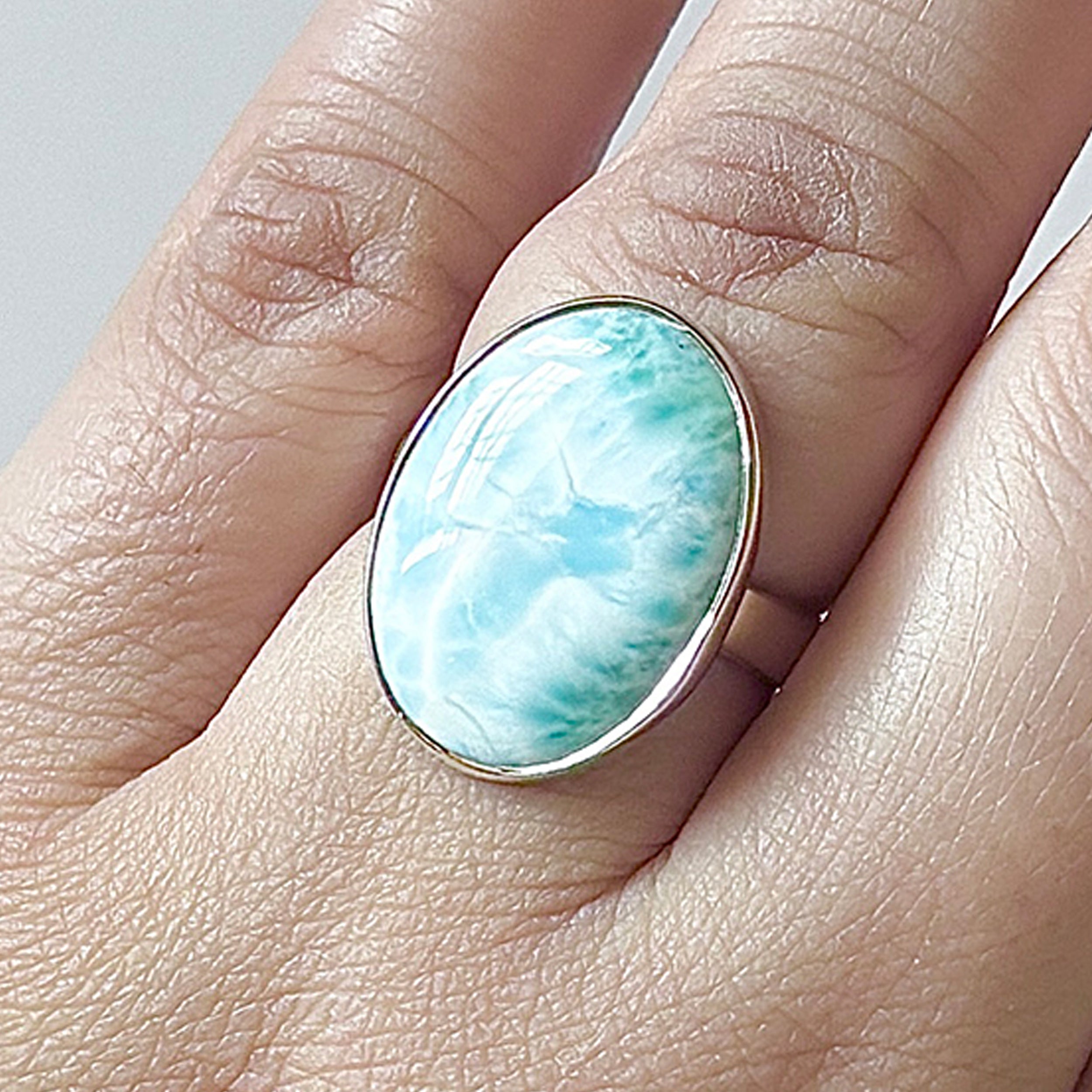 Larimar Ring-(LAR-2-73)