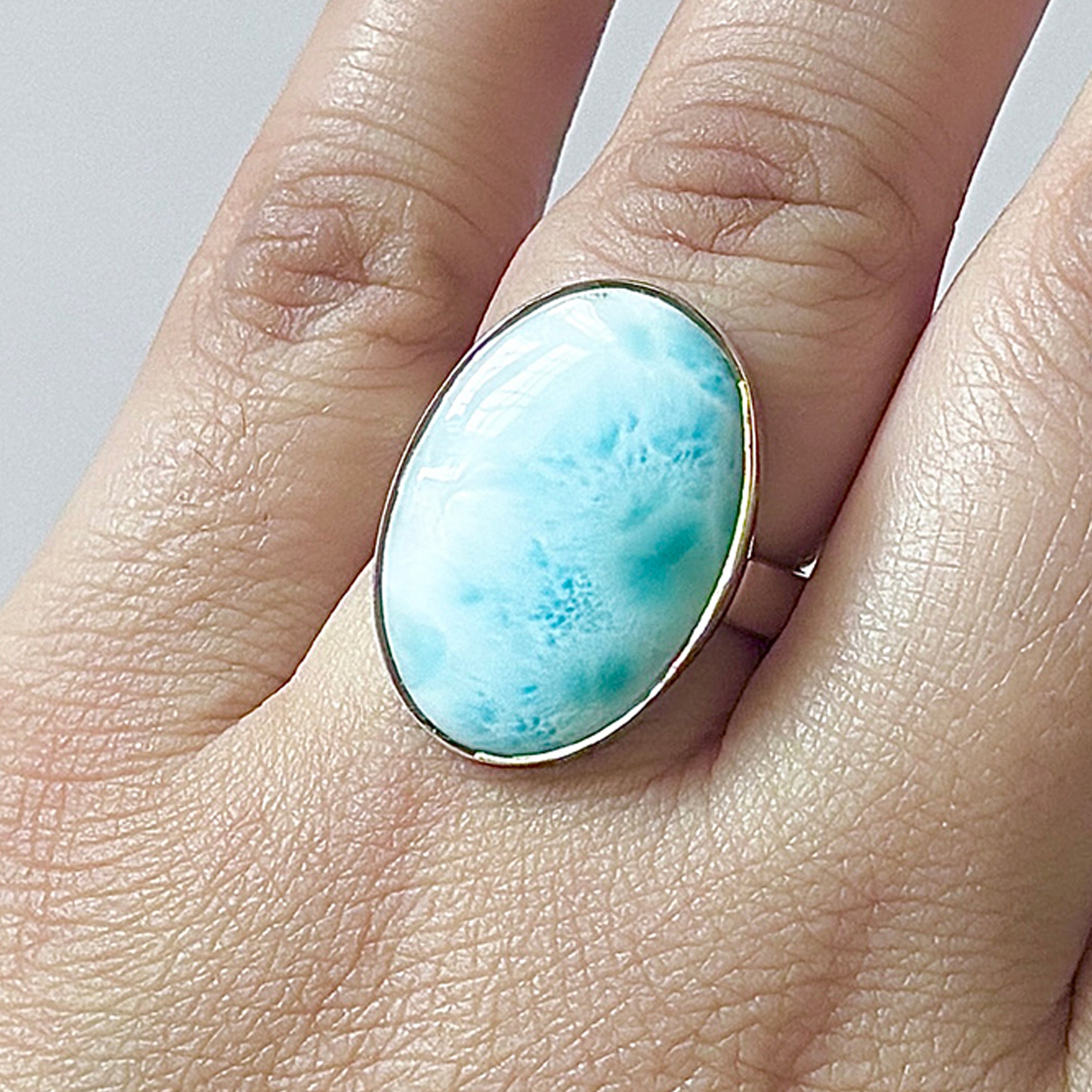 Larimar Ring-(LAR-2-81)