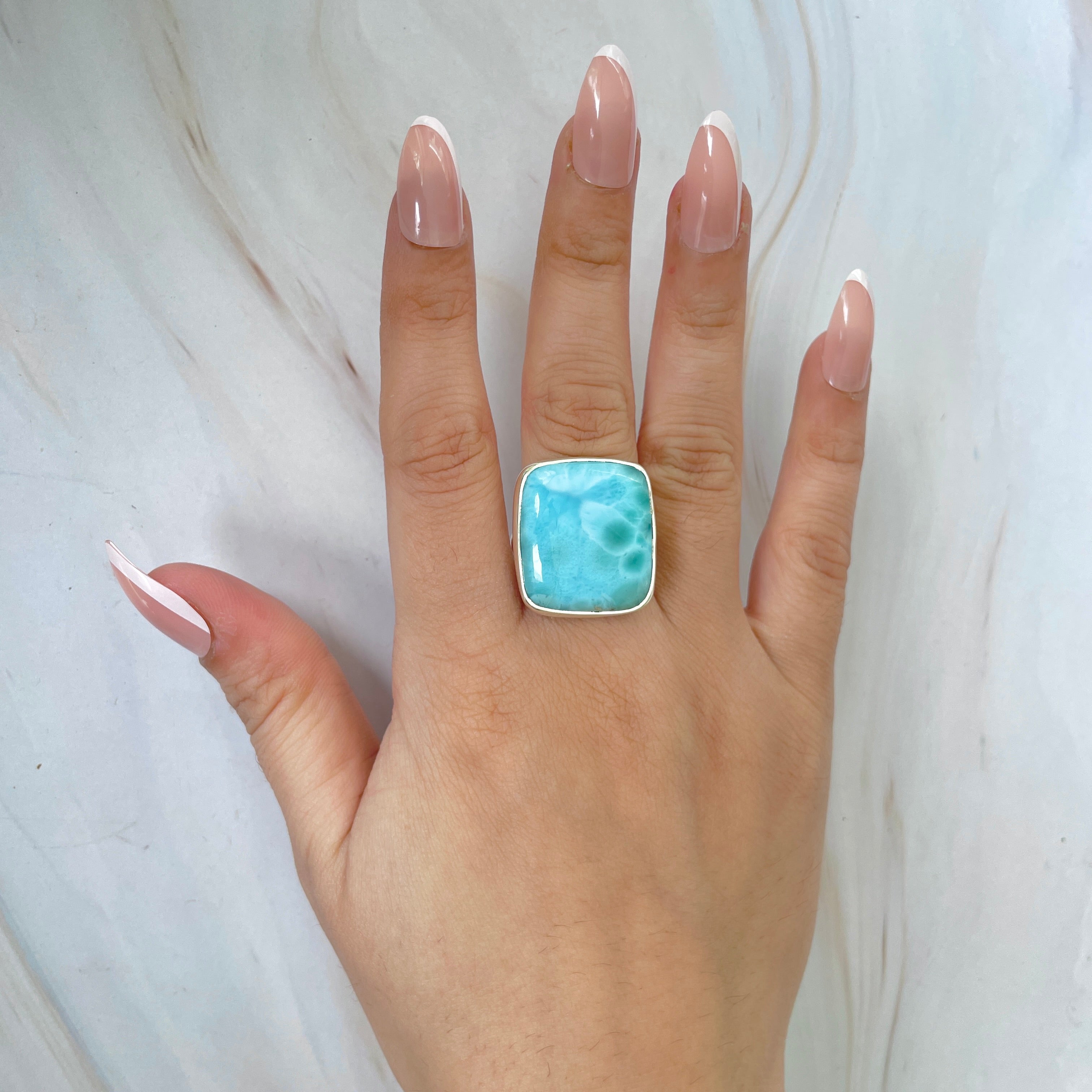 Larimar Ring-(LAR-2-91)