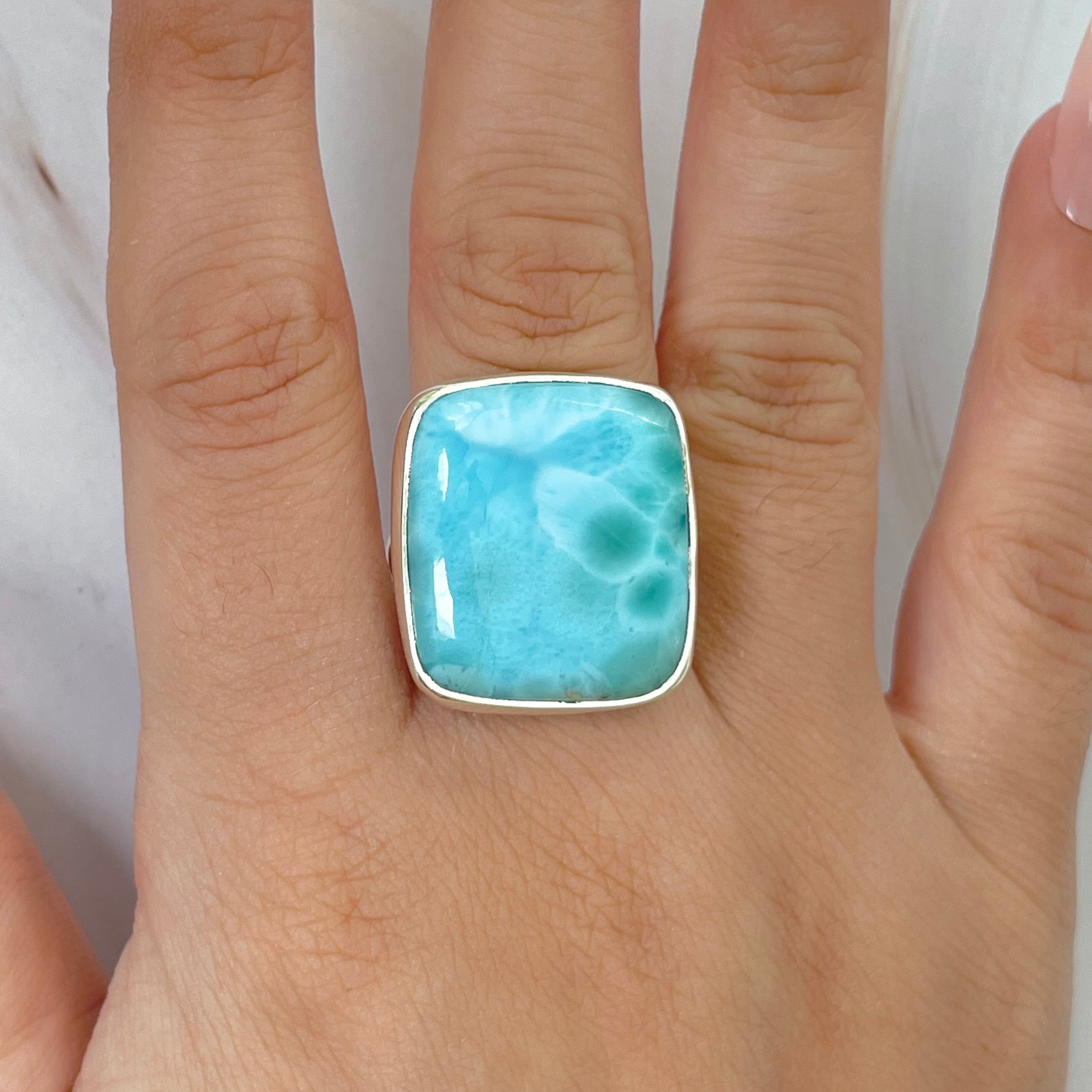 Larimar Ring-(LAR-2-91)
