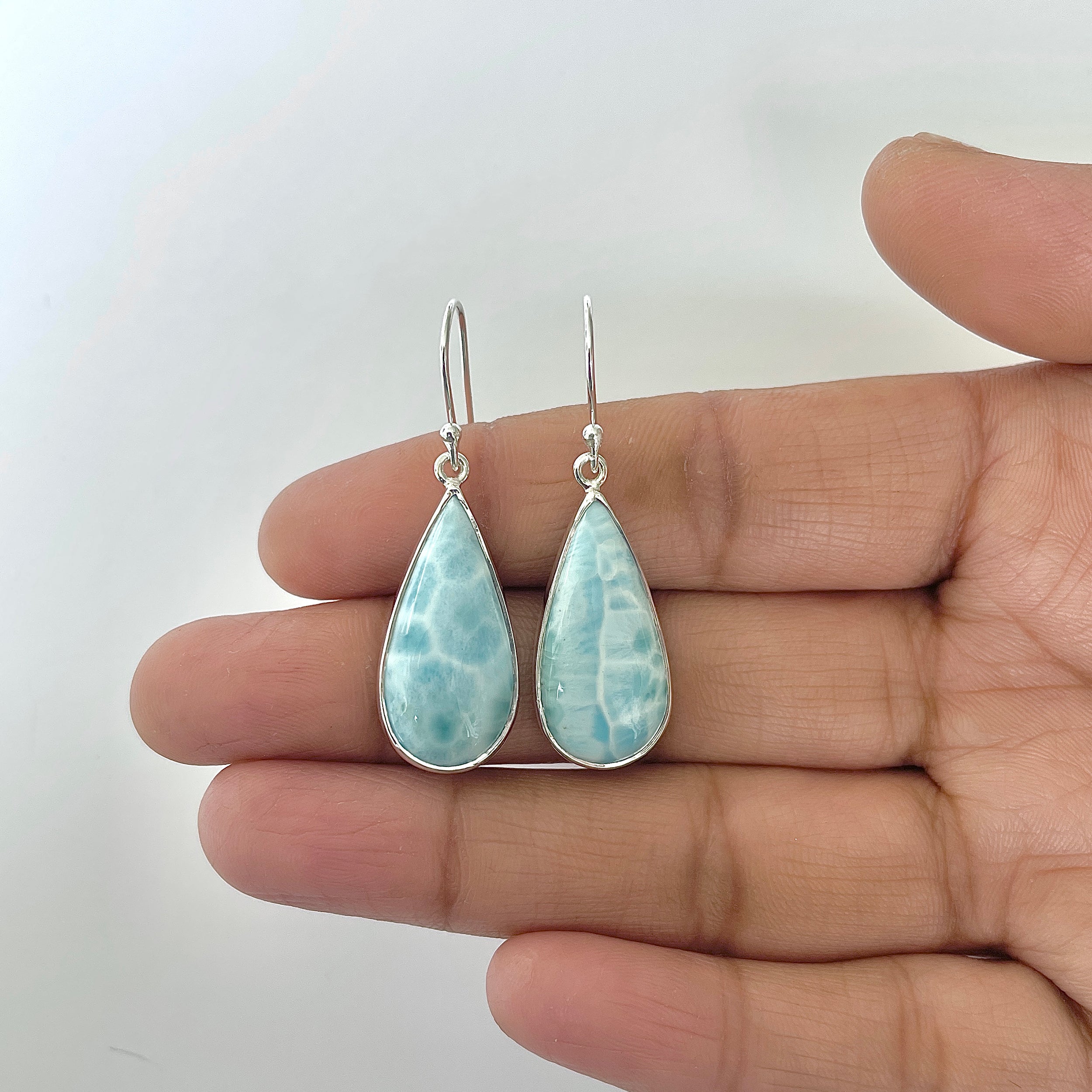 Larimar Earring-(LAR-3-5)