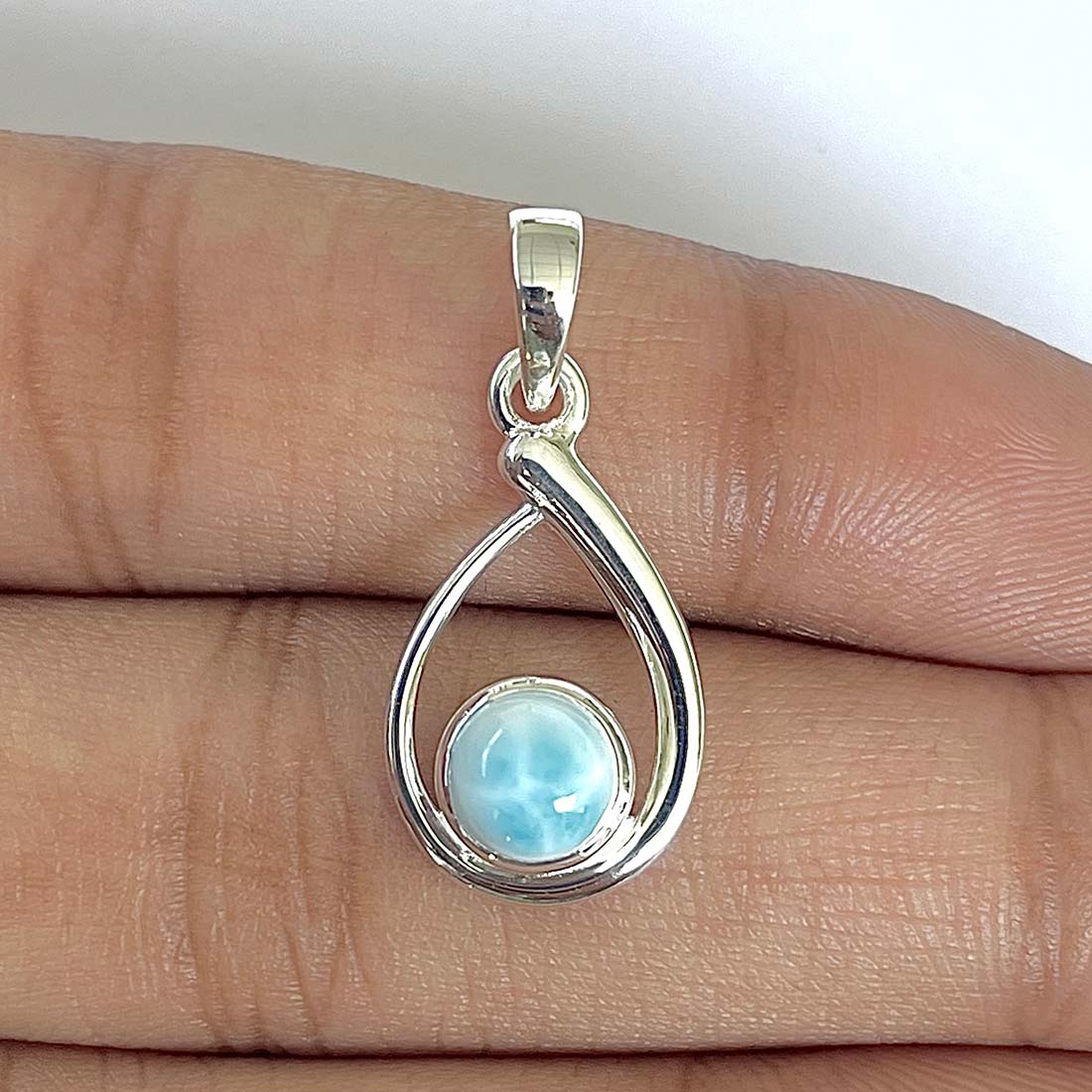 Larimar Pendant-(LAR-RDP-135)