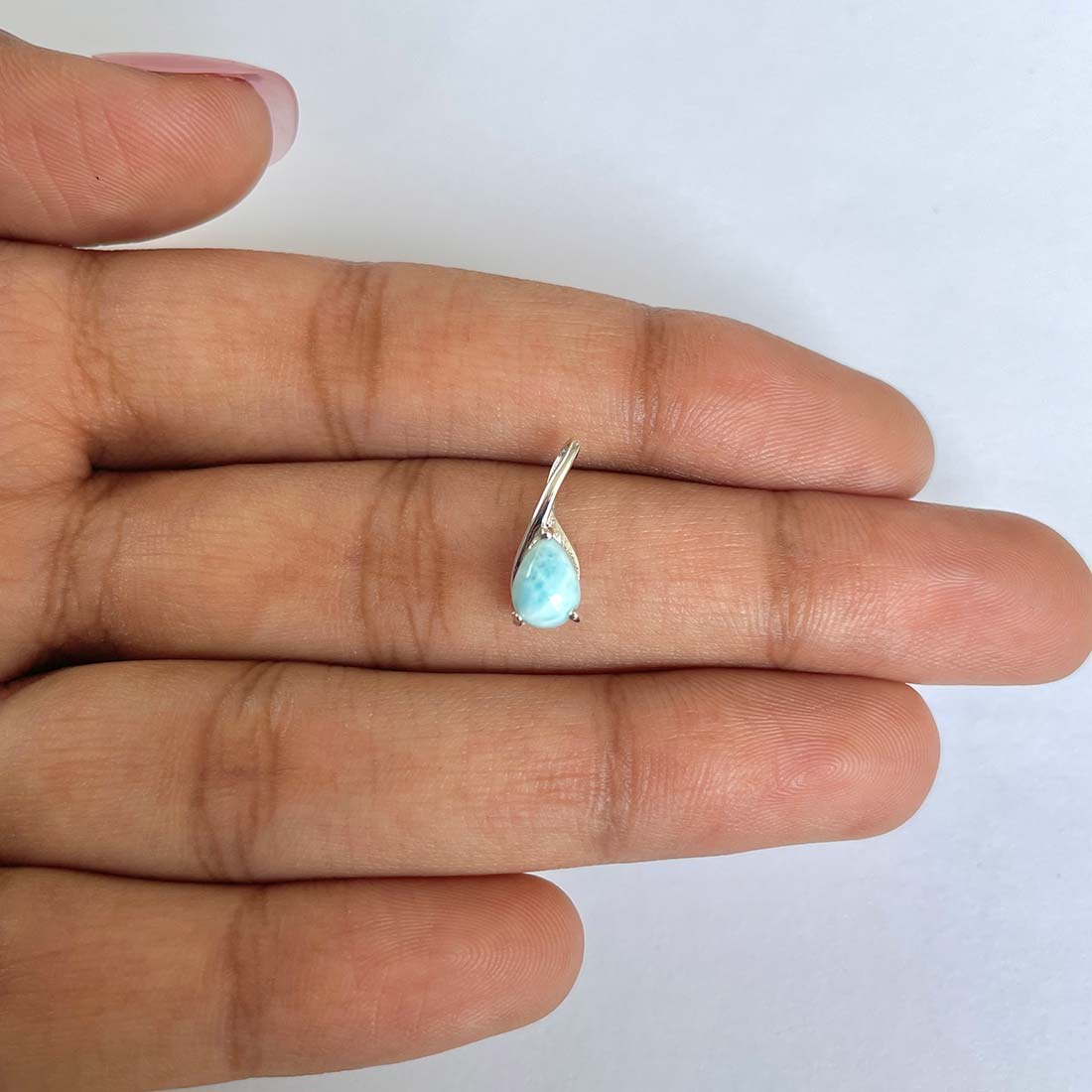 Larimar Pendant-(LAR-RDP-207)