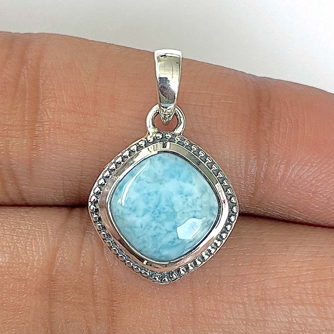 Larimar Pendant-(LAR-RDP-52)