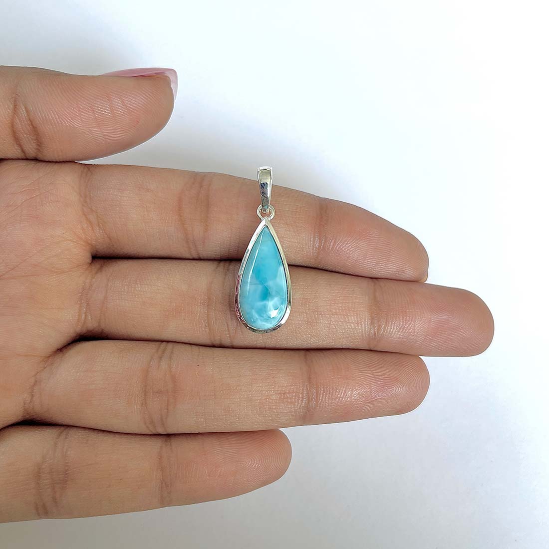 Larimar Pendant-(LAR-RDP-710)