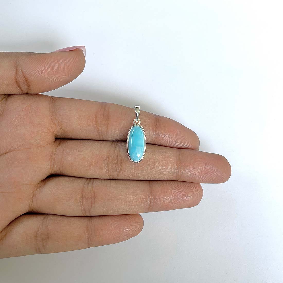 Larimar Pendant-(LAR-RDP-717)