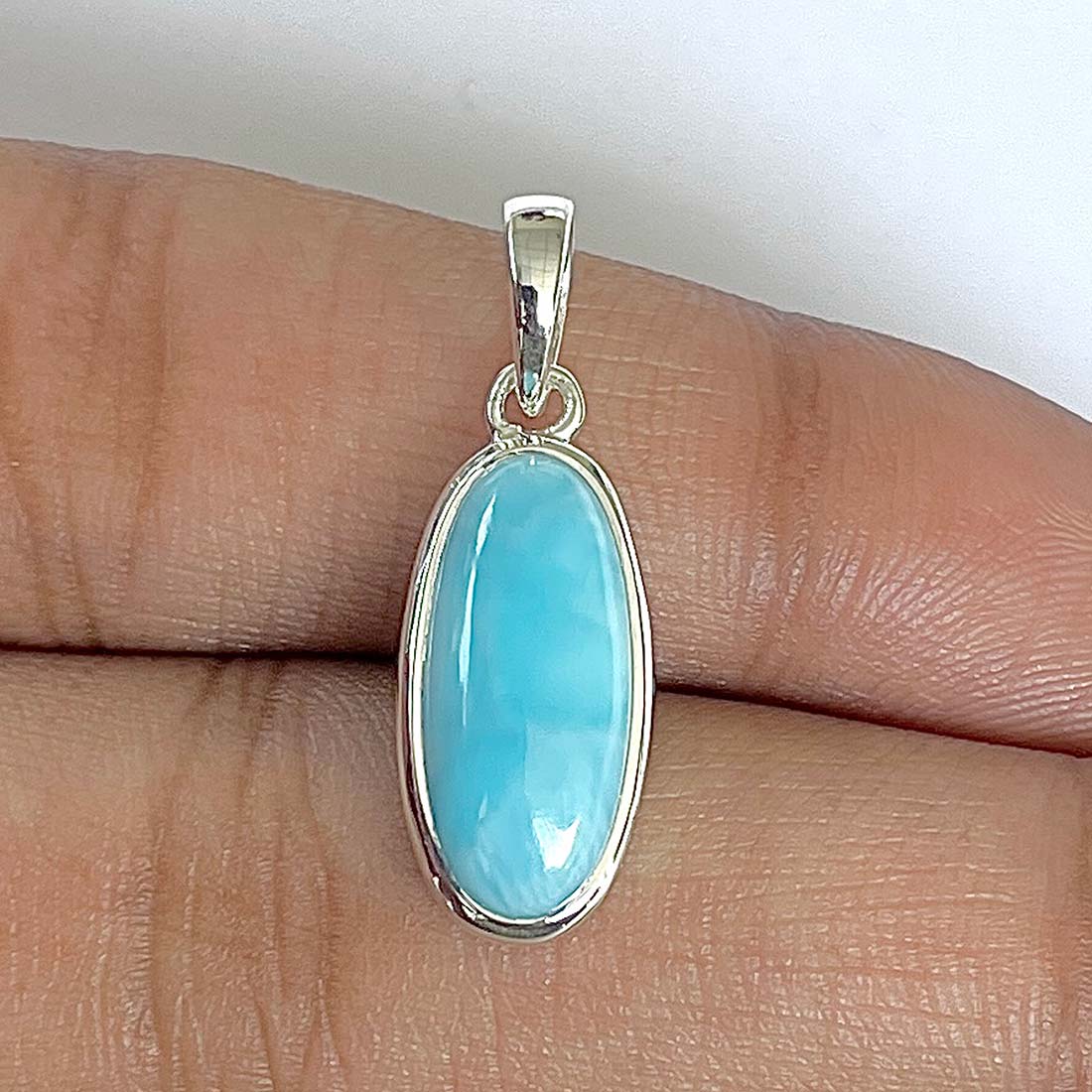 Larimar Pendant-(LAR-RDP-717)