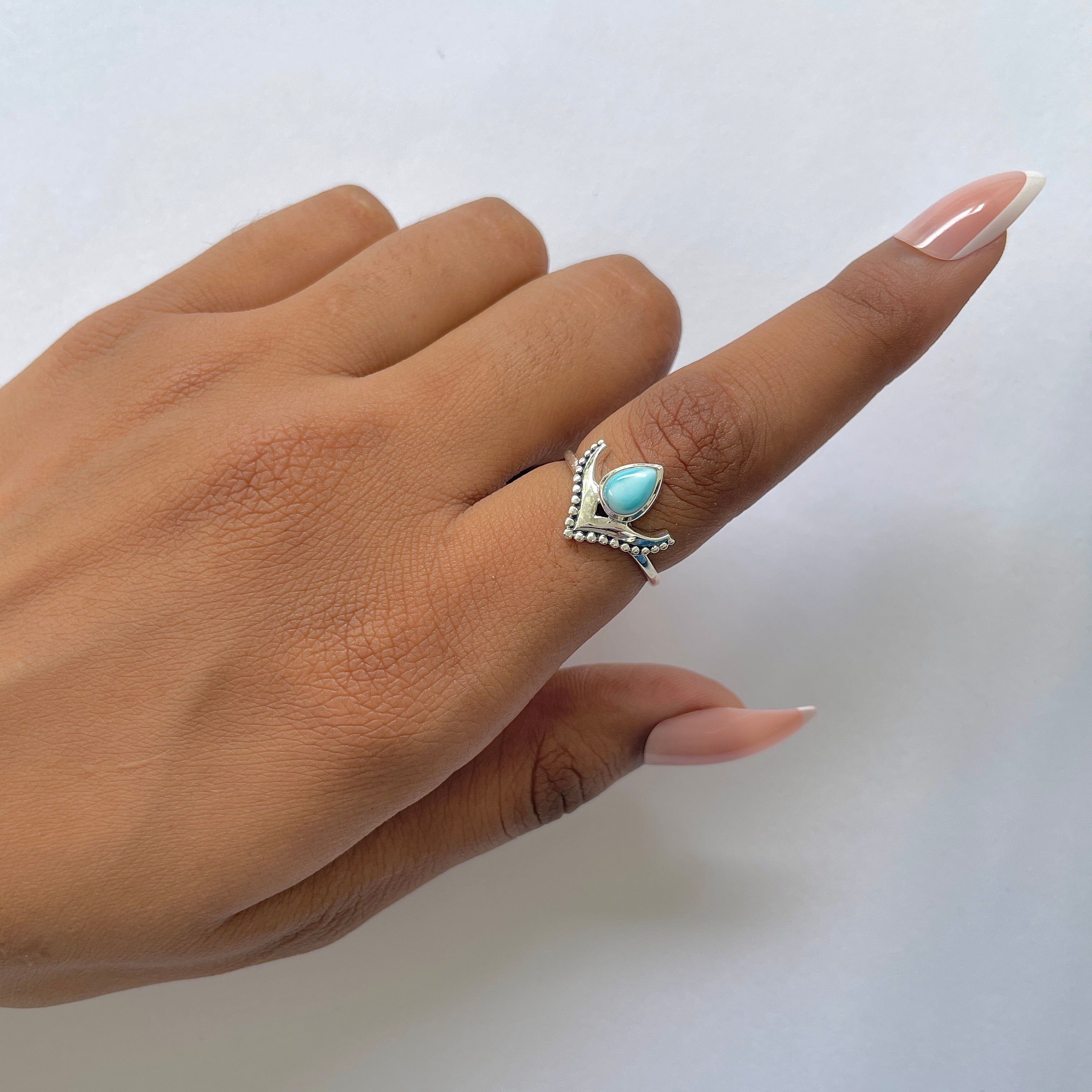 Larimar Ring-(LAR-RDR-1269.)