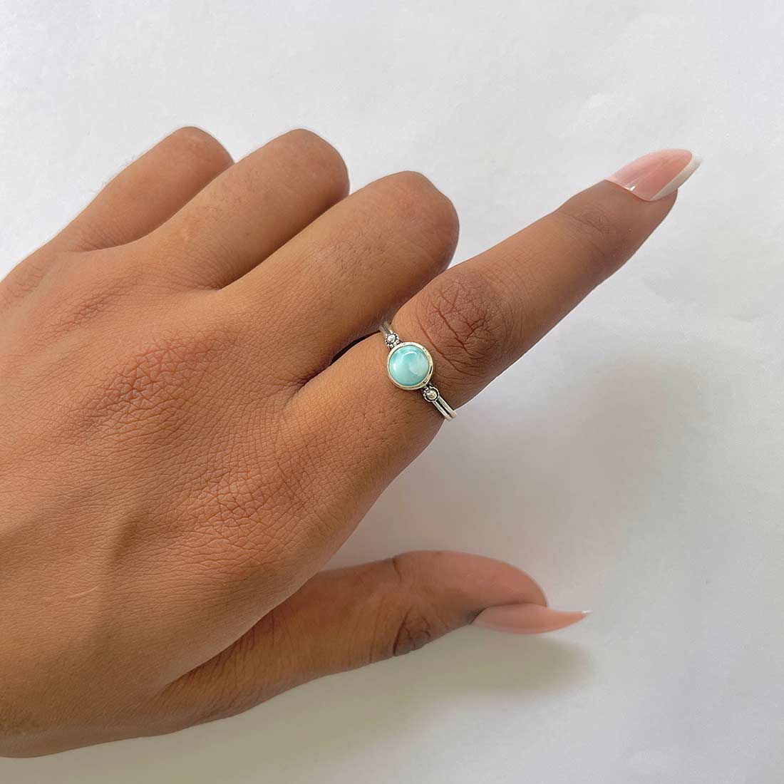 Larimar Ring-(LAR-RDR-1301.)
