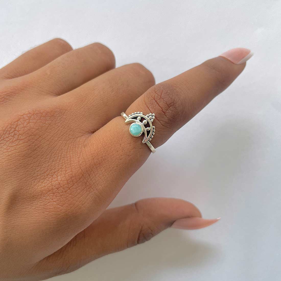 Larimar Ring-(LAR-RDR-1344.)