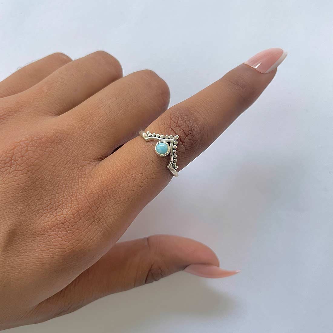 Larimar Ring-(LAR-RDR-1345.)
