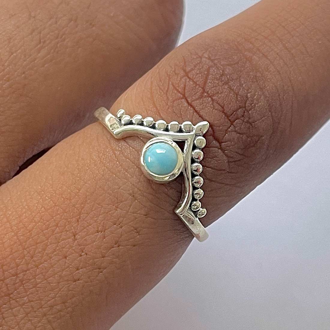 Larimar Ring-(LAR-RDR-1345.)