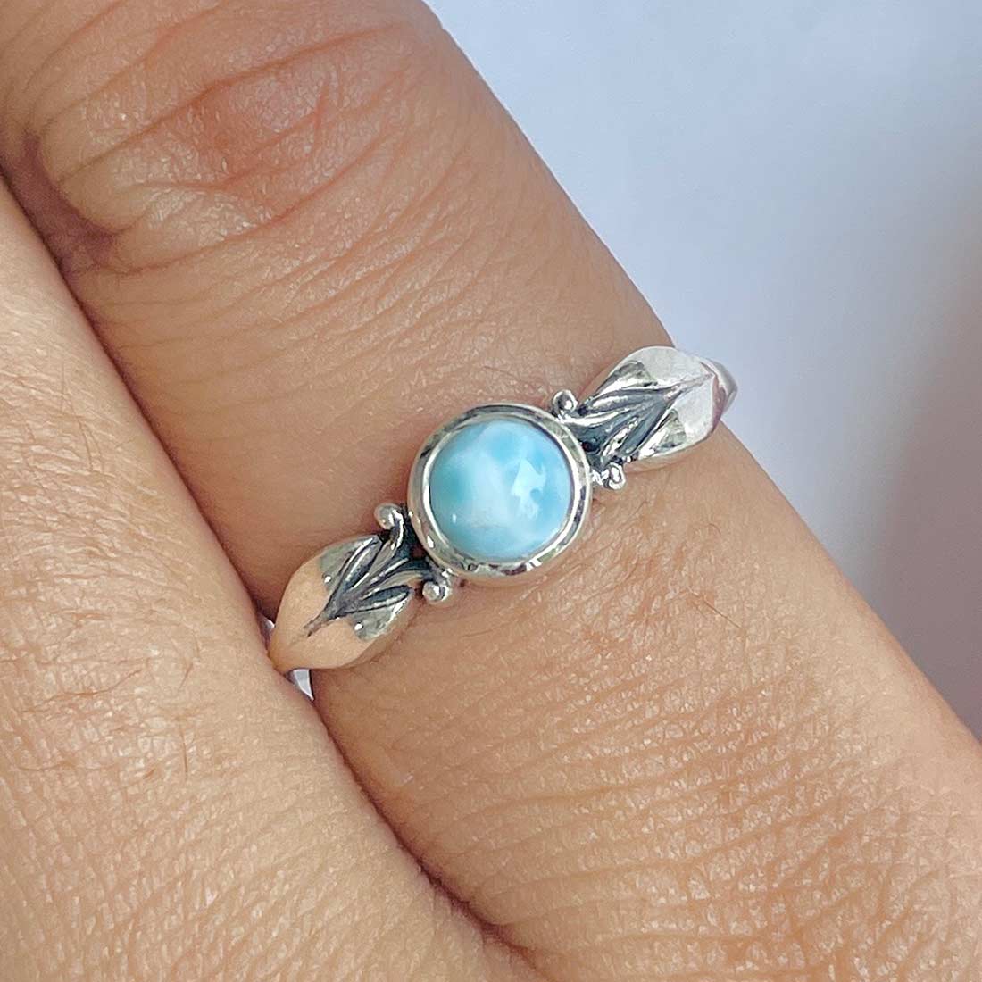 Larimar Ring-(LAR-RDR-1470.)